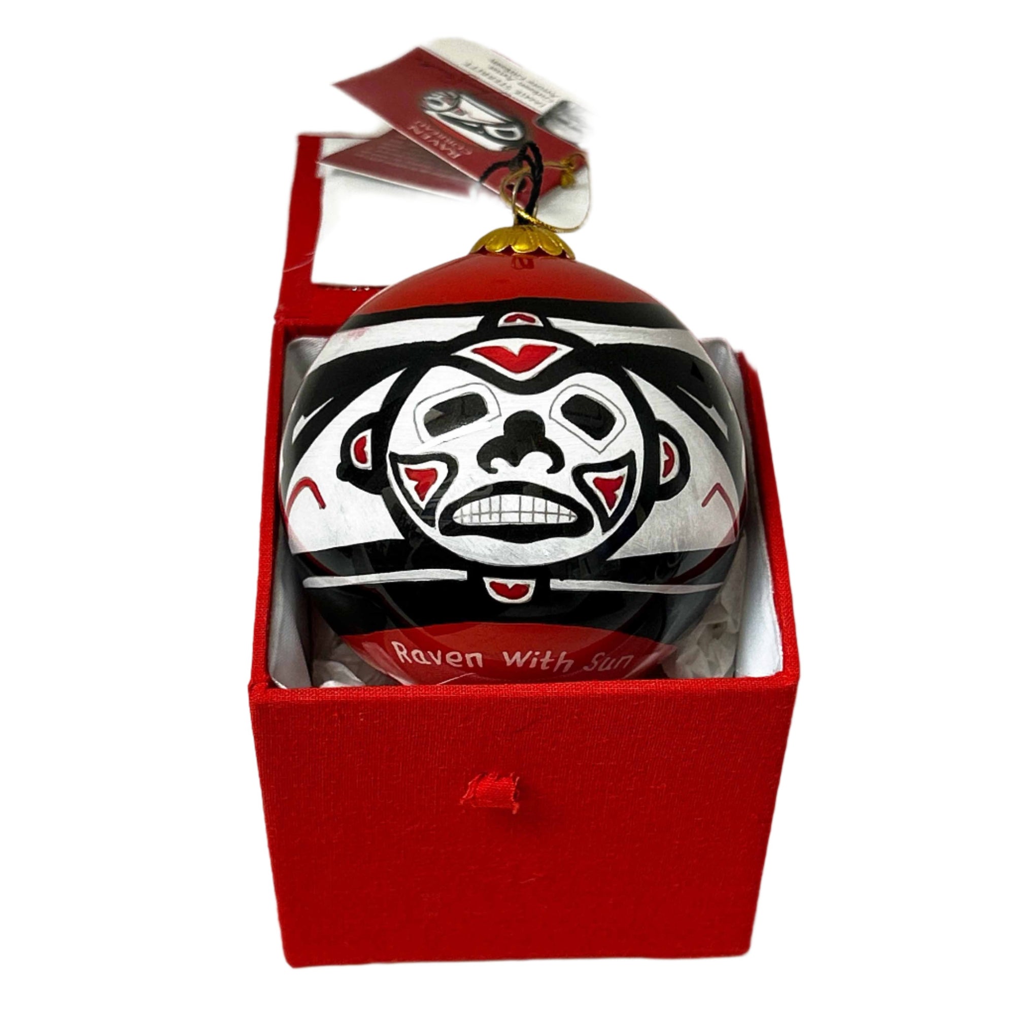 *Ornament Jamie Sterritt Raven -  - Ornament - House of Himwitsa Art Gallery