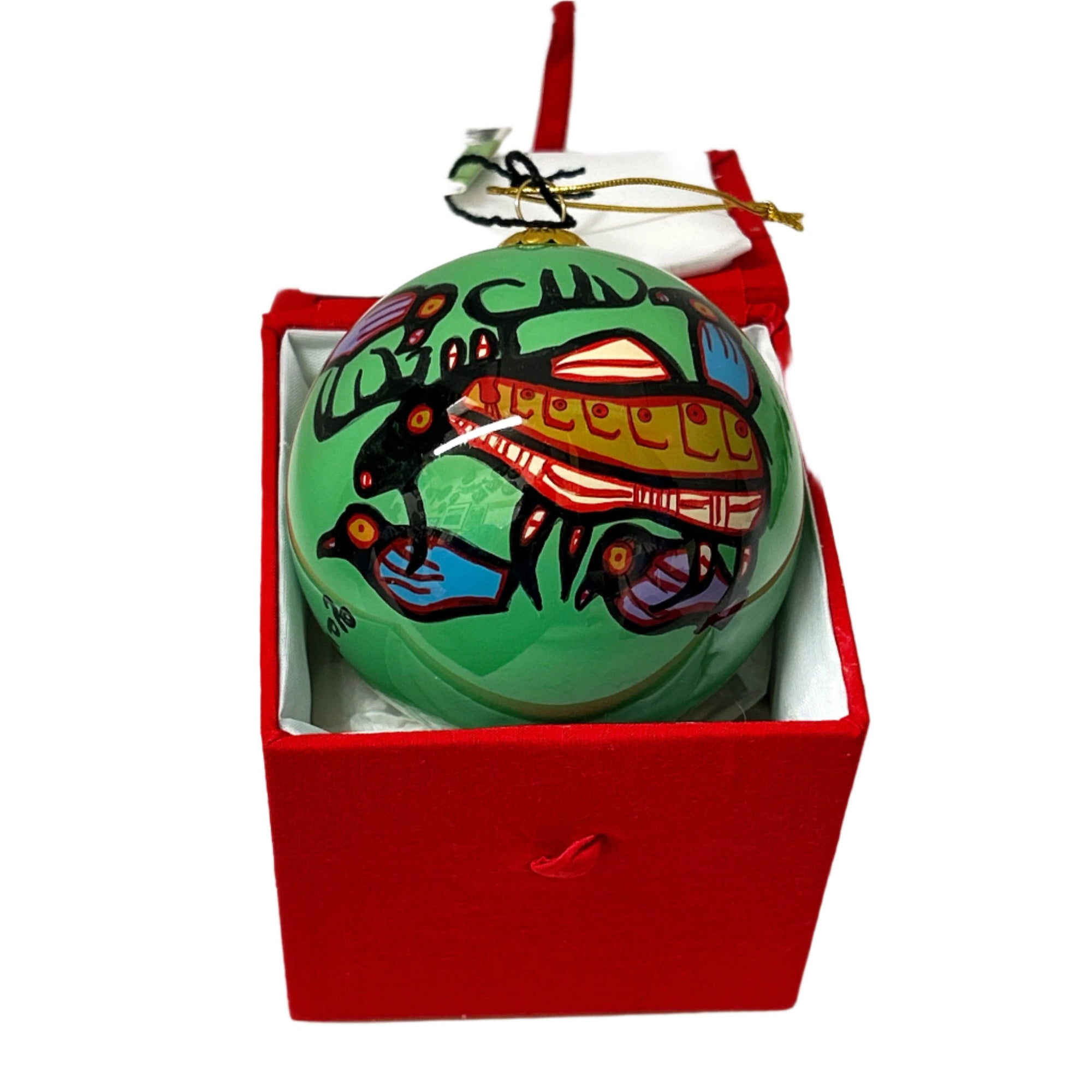 Ornament Norval Morisseau Moose Harmony 3" Diameter -  - Ornament - House of Himwitsa Art Gallery