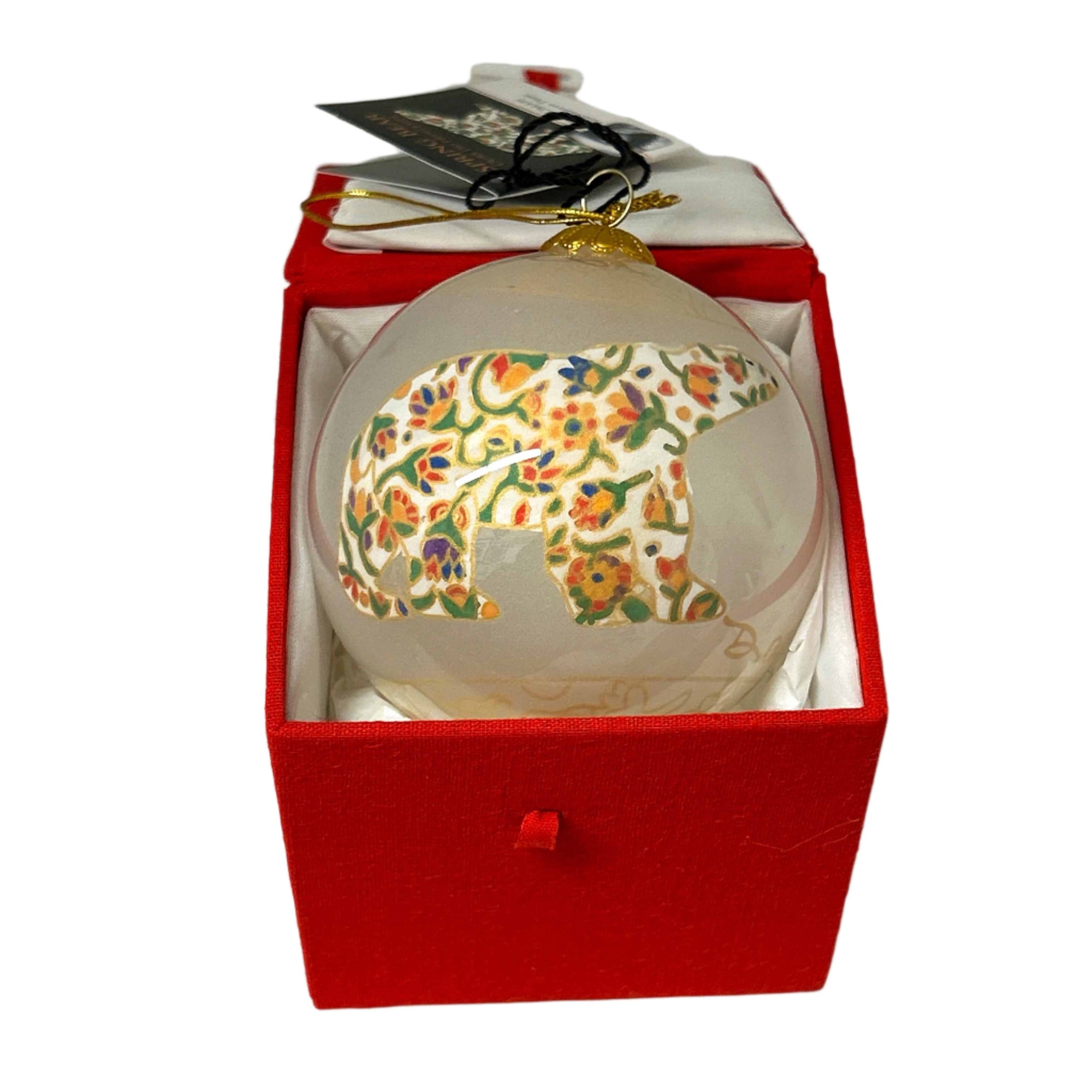 Ornament Dawn Oman Spring Bear 3" Diameter -  - Ornament - House of Himwitsa Art Gallery