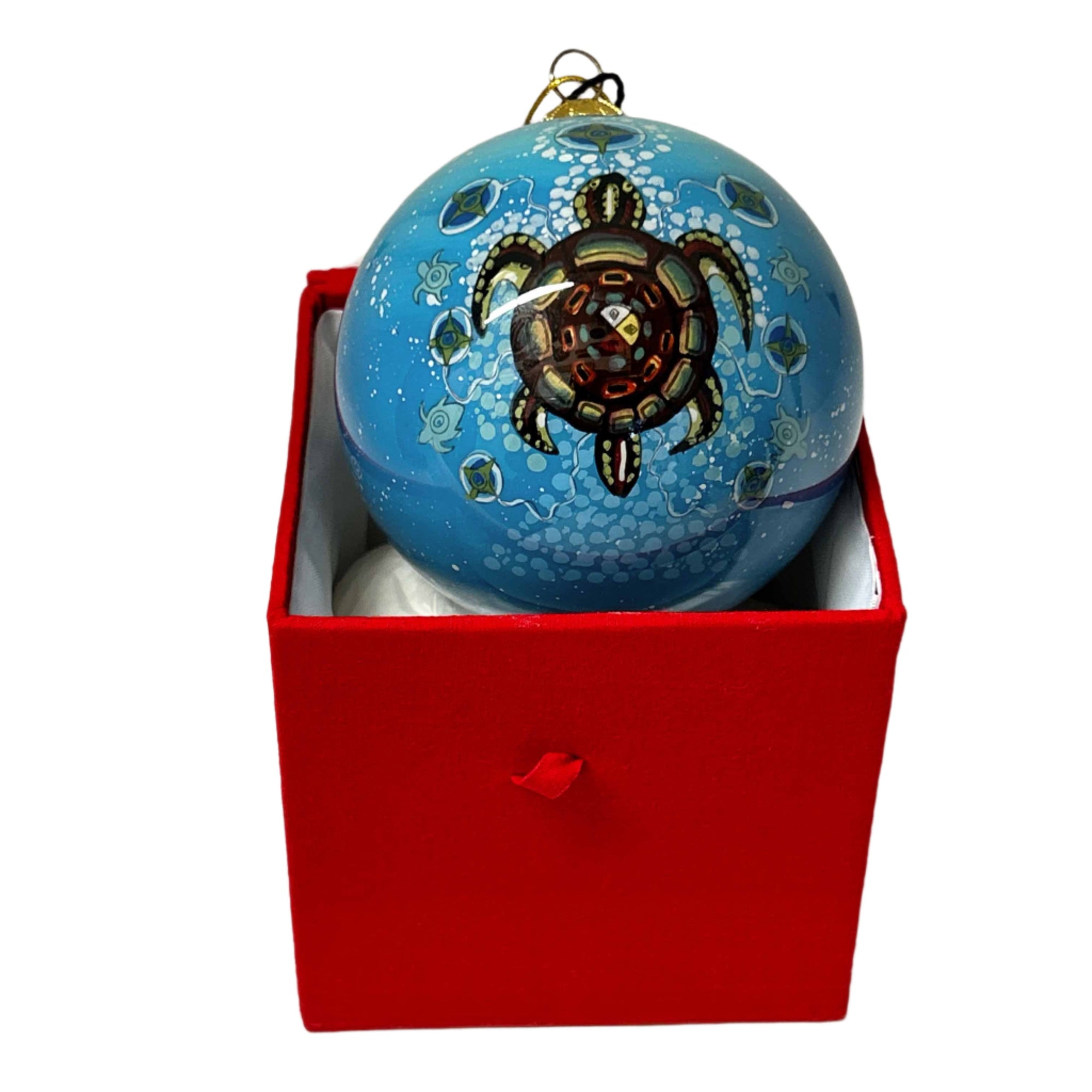 Ornament James Jacko Medicine Turtle 3" Diameter -  - Ornament - House of Himwitsa Art Gallery