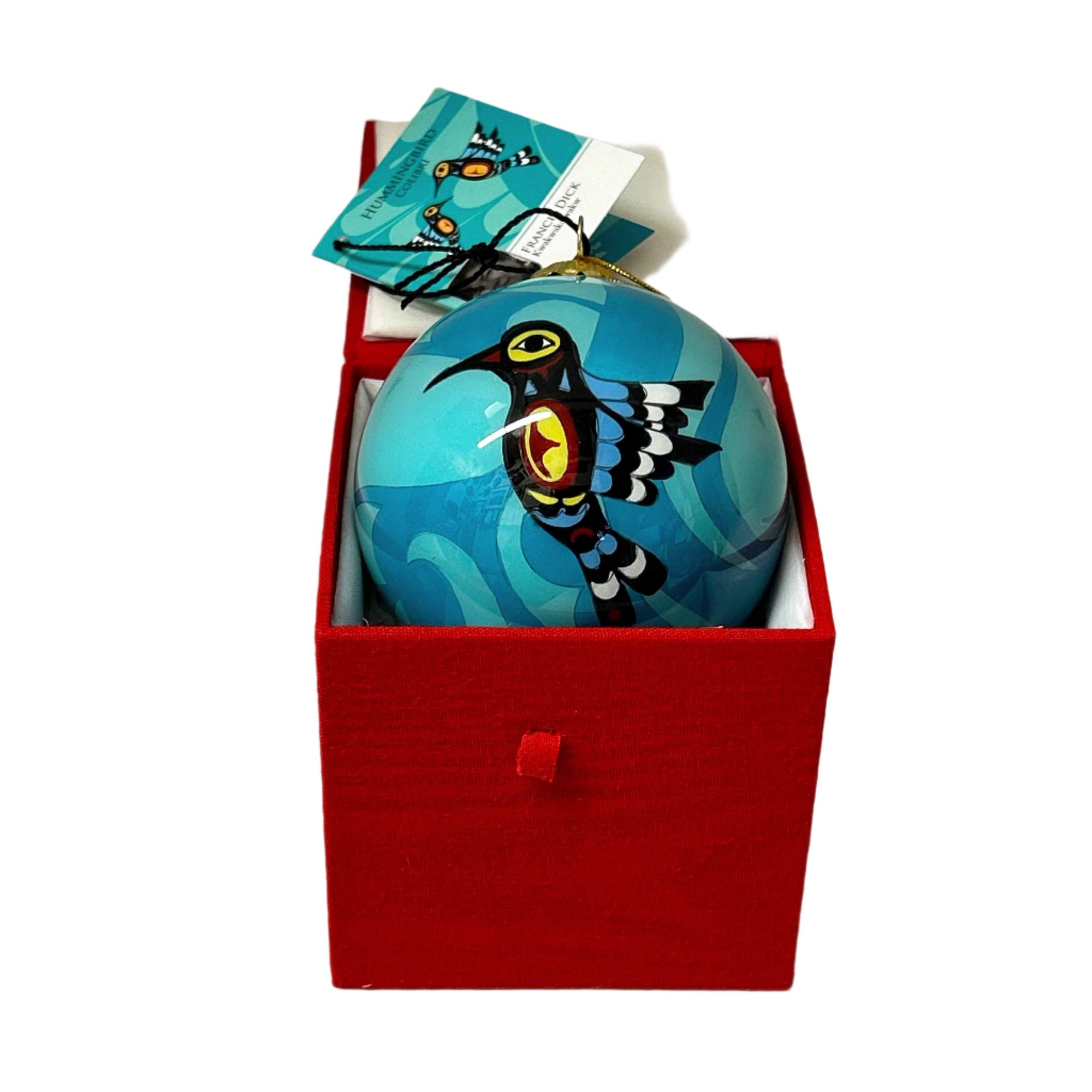 Ornament Francis Dick Hummingbird 3" Diameter -  - Ornament - House of Himwitsa Art Gallery