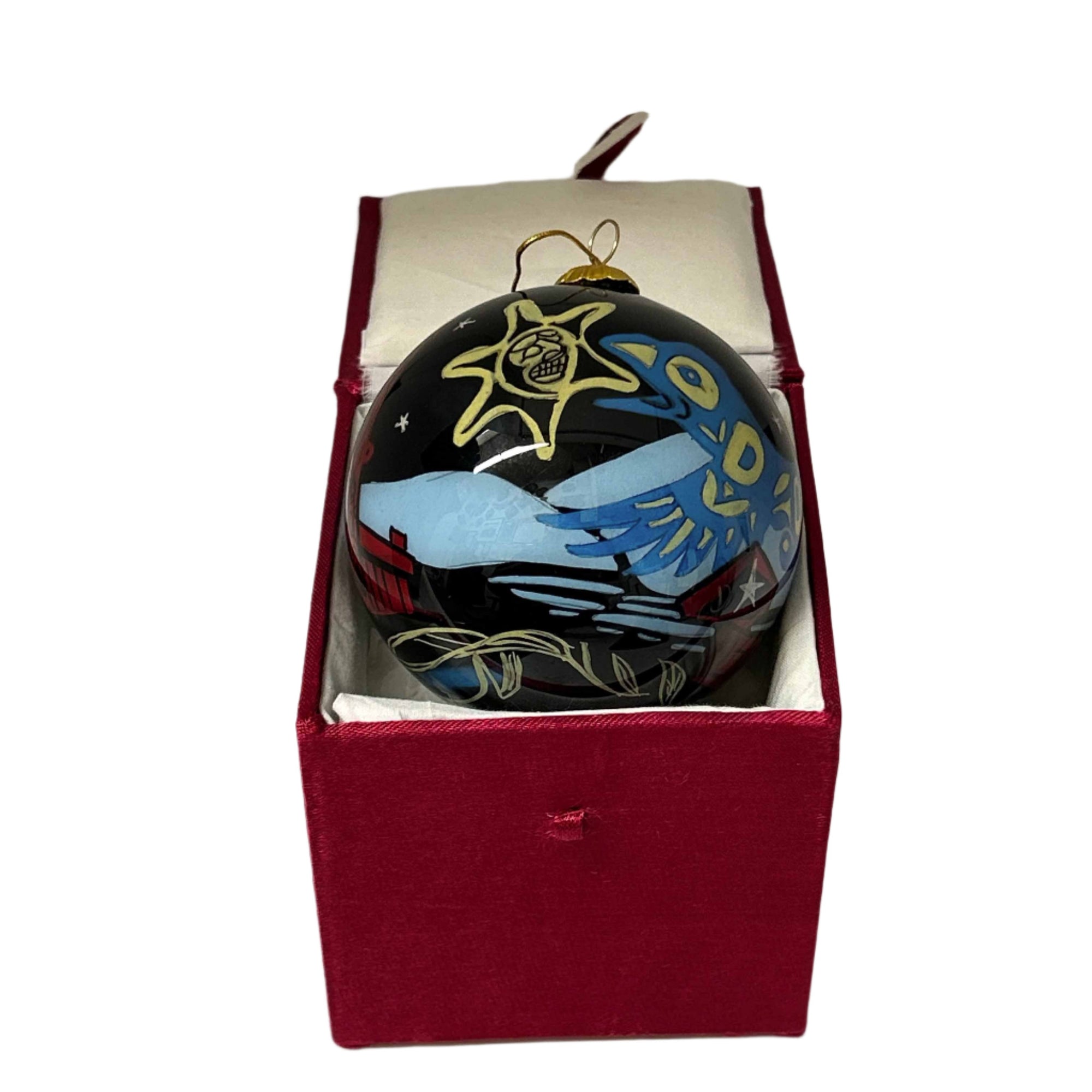Ornament Bill Helin Raven 3.5" Diameter -  - Ornament - House of Himwitsa Art Gallery
