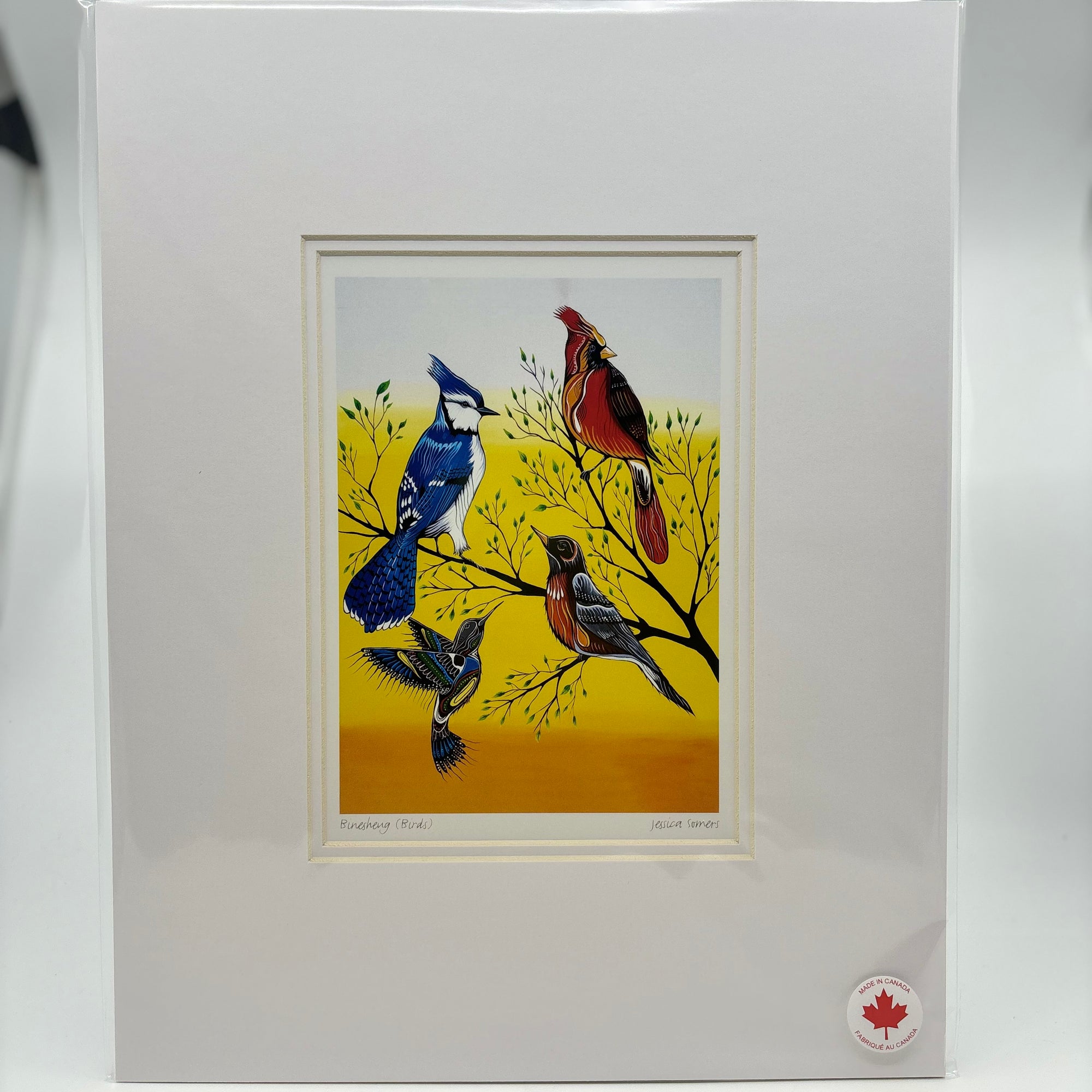 MATTED ART CARDS JESSICA SOMERS - Canadian Art Prints Inc. - Matted Art Card - House of Himwitsa Art Gallery