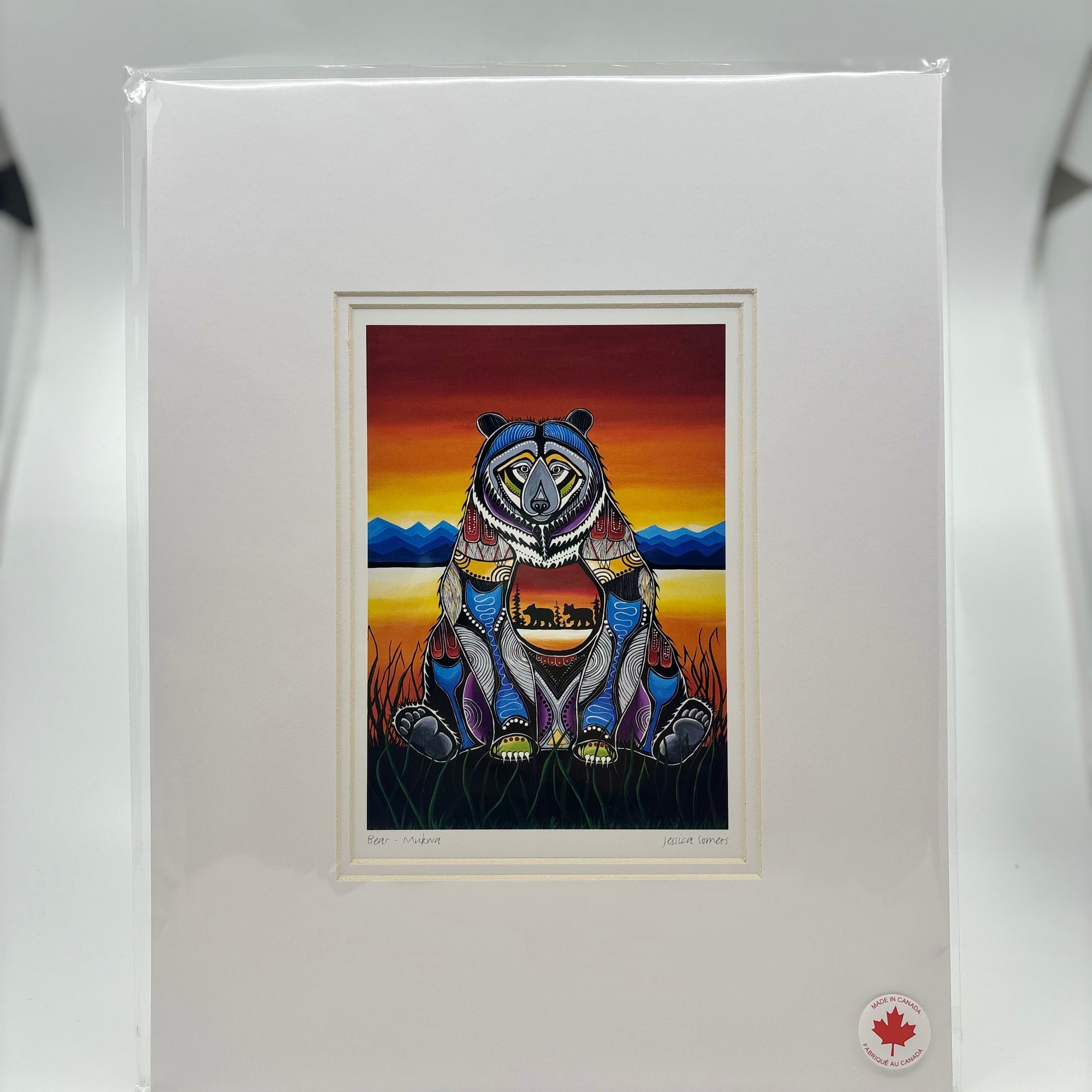 MATTED ART CARDS JESSICA SOMERS - Canadian Art Prints Inc. - Matted Art Card - House of Himwitsa Art Gallery