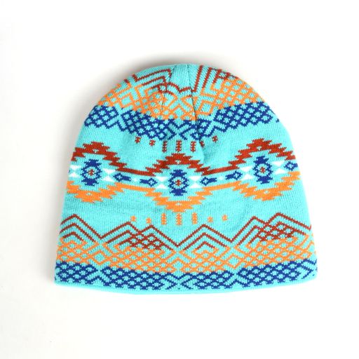 Toque Knitted Beanie Edge - MINT / 100% ACRYLIC -  - House of Himwitsa Native Art Gallery and Gifts
