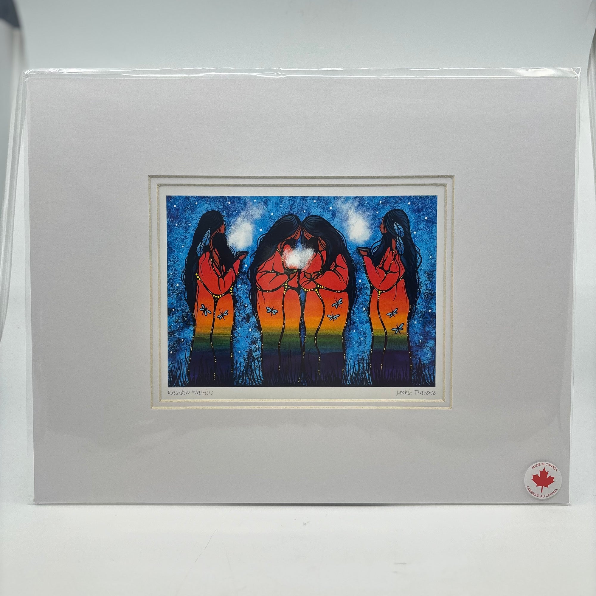 MATTED ART CARDS JACKIE TRAVERSE -  - Matted Art Card - House of Himwitsa Art Gallery