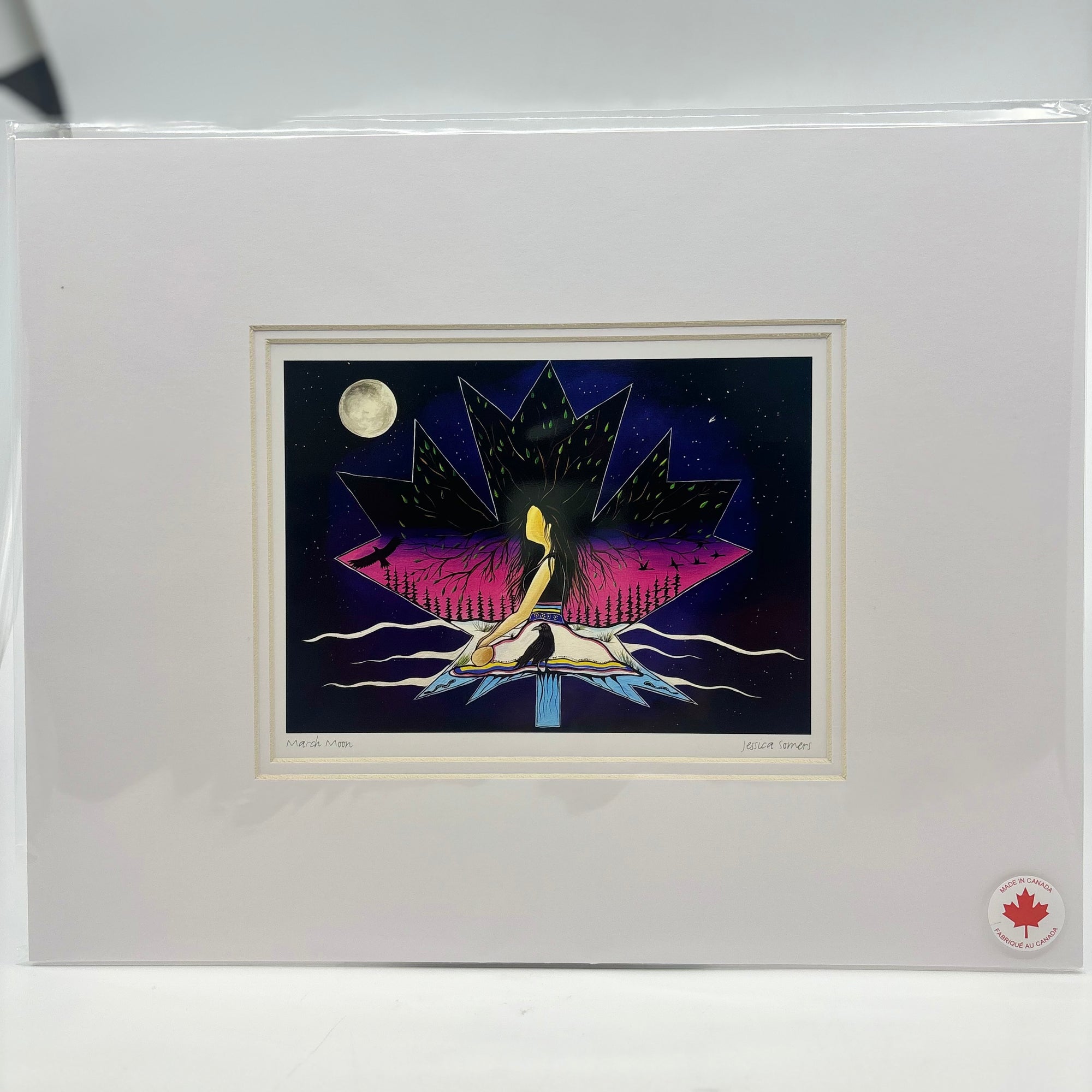 MATTED ART CARDS JESSICA SOMERS - Canadian Art Prints Inc. - Matted Art Card - House of Himwitsa Art Gallery