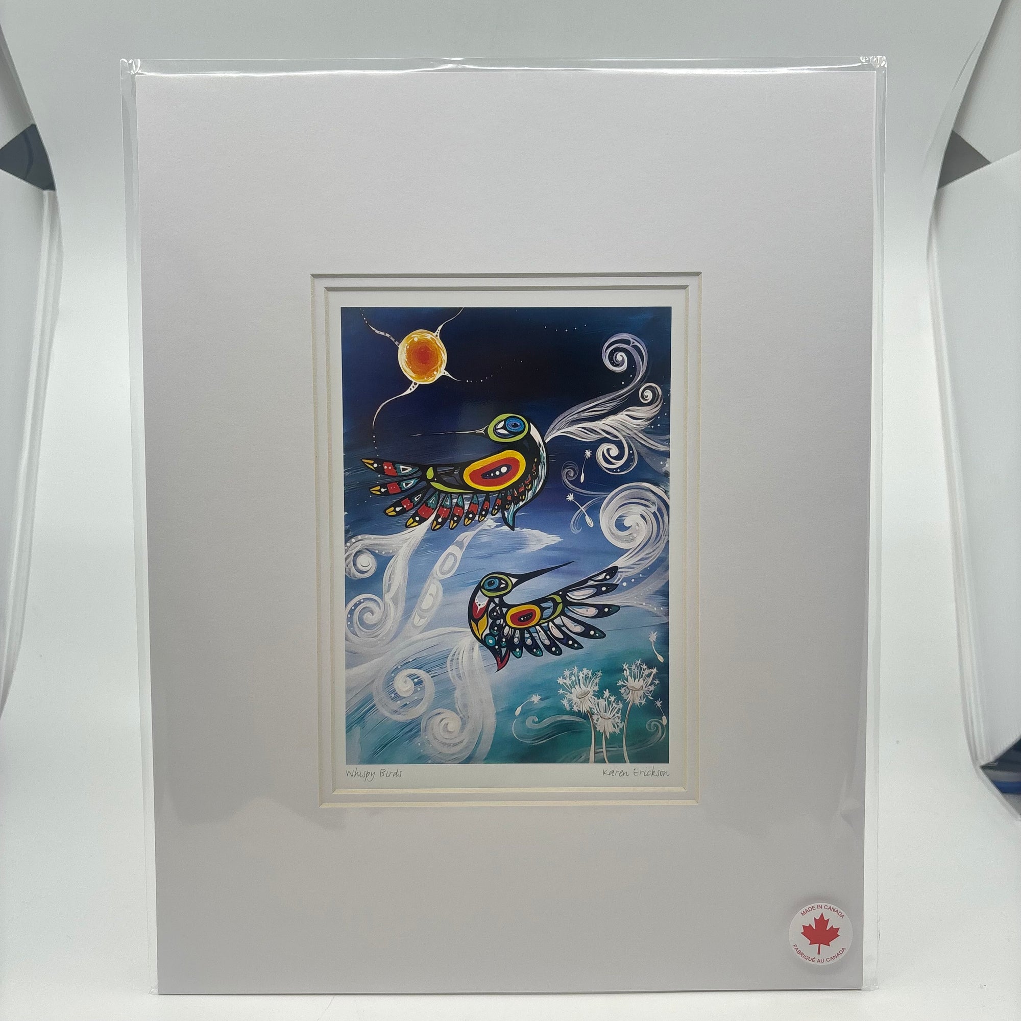 MATTED ART CARDS KAREN ERICKSON - Canadian Art Prints Inc. - Matted Art Card - House of Himwitsa Art Gallery