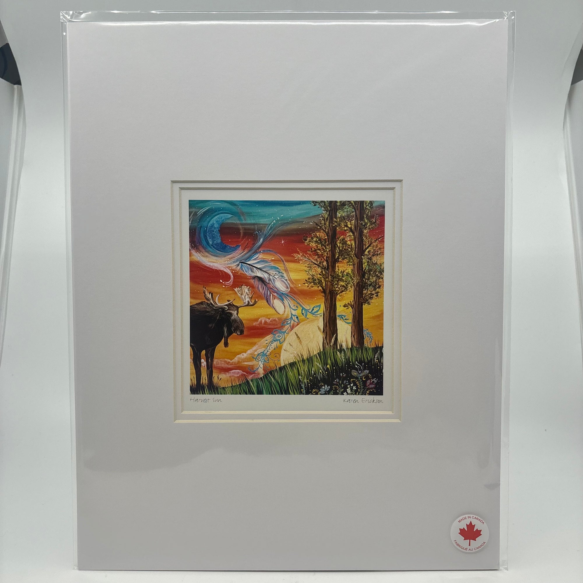 MATTED ART CARDS KAREN ERICKSON - Canadian Art Prints Inc. - Matted Art Card - House of Himwitsa Art Gallery
