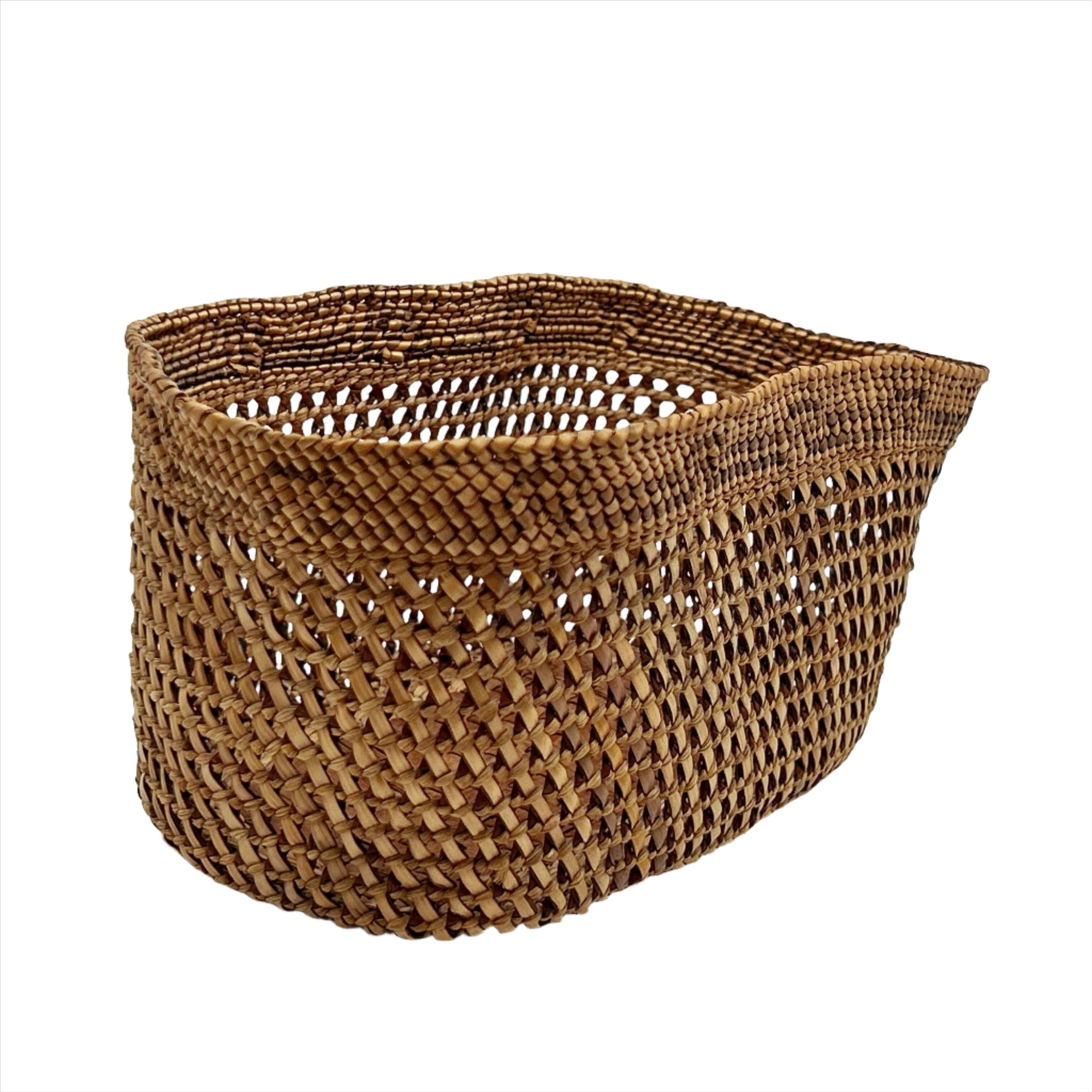 Woven Alaskan Basket Unknown Artist Circa 1900's - House Of Himwitsa - Basketry - House of Himwitsa Art Gallery