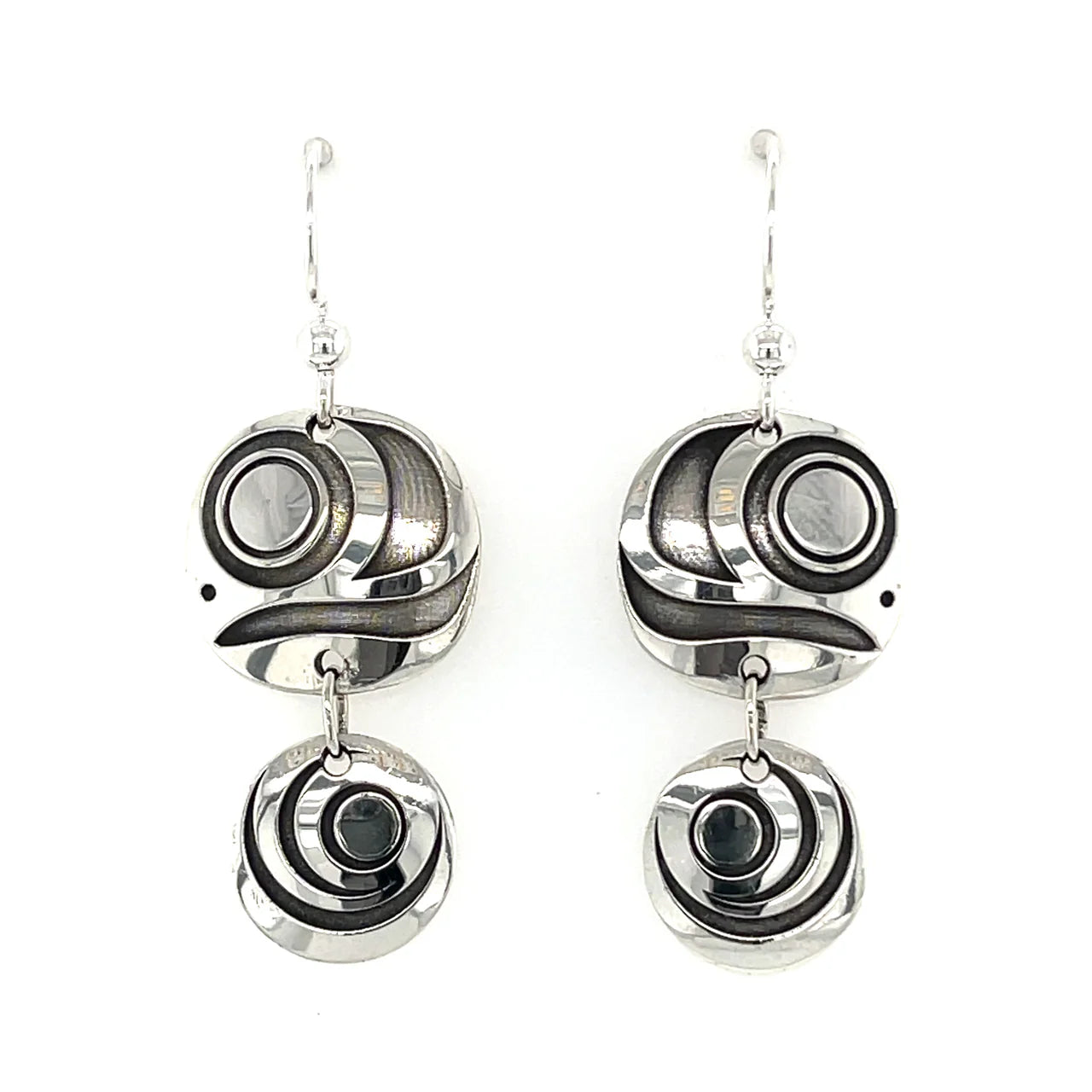 Grant Pauls Sterling Silver Earrings Salmon Eggs -  -  - House of Himwitsa Art Gallery