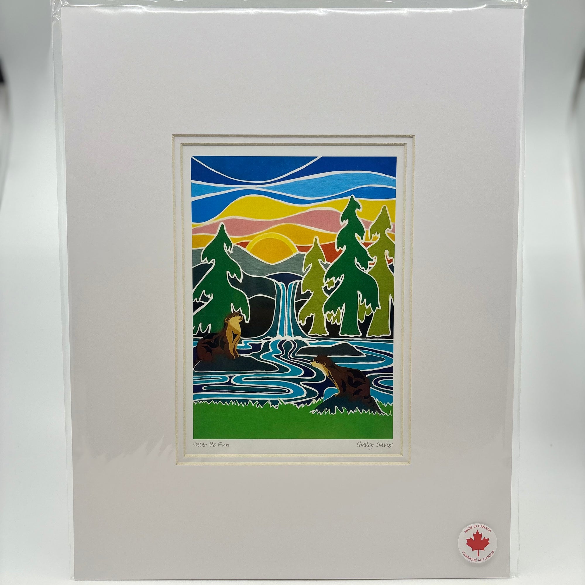 MATTED ART CARDS SHELLEY DAVIES - Canadian Art Prints Inc. - Matted Art Card - House of Himwitsa Art Gallery