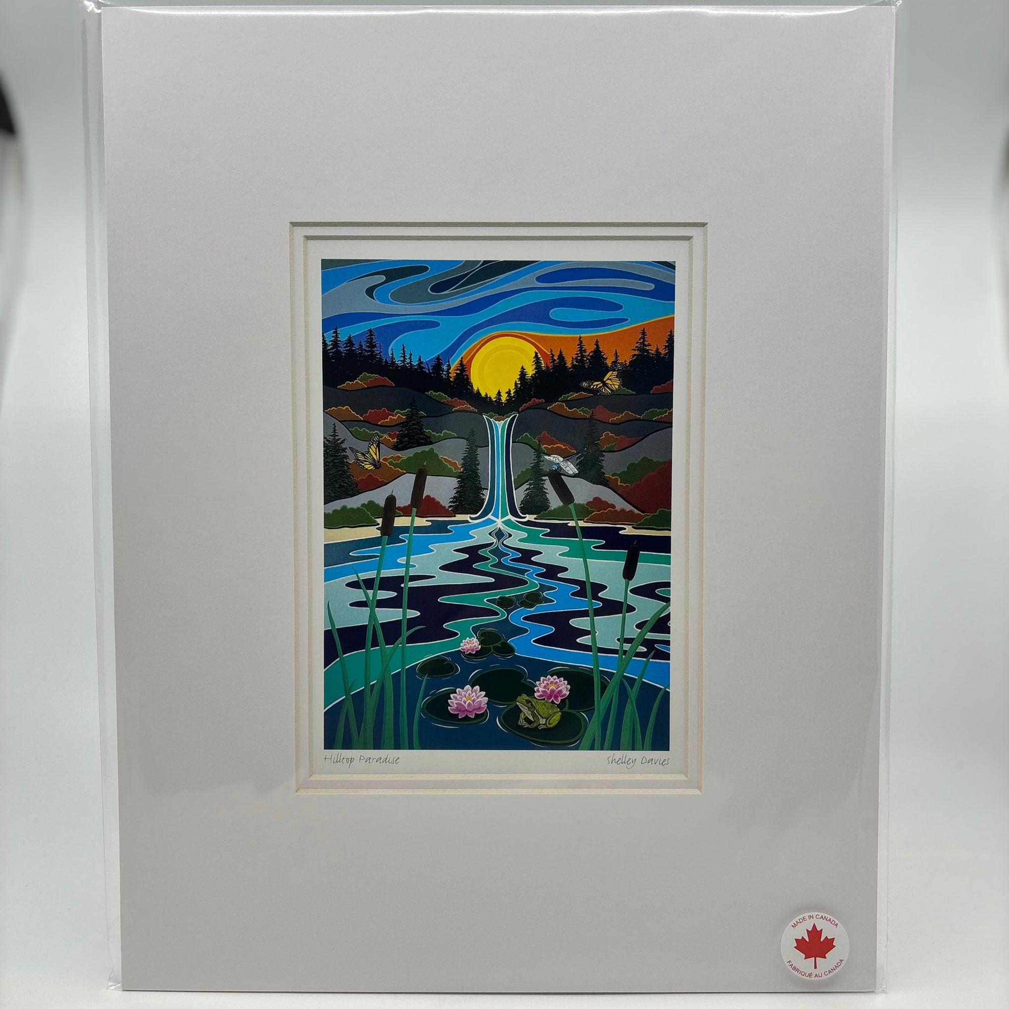 MATTED ART CARDS SHELLEY DAVIES - Canadian Art Prints Inc. - Matted Art Card - House of Himwitsa Art Gallery