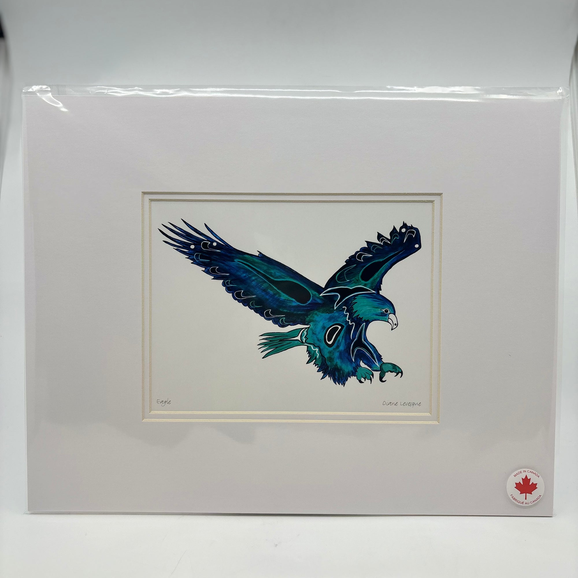 MATTED ART CARDS DIANE LEVESQUE - Canadian Art Prints Inc. - Matted Art Card - House of Himwitsa Art Gallery