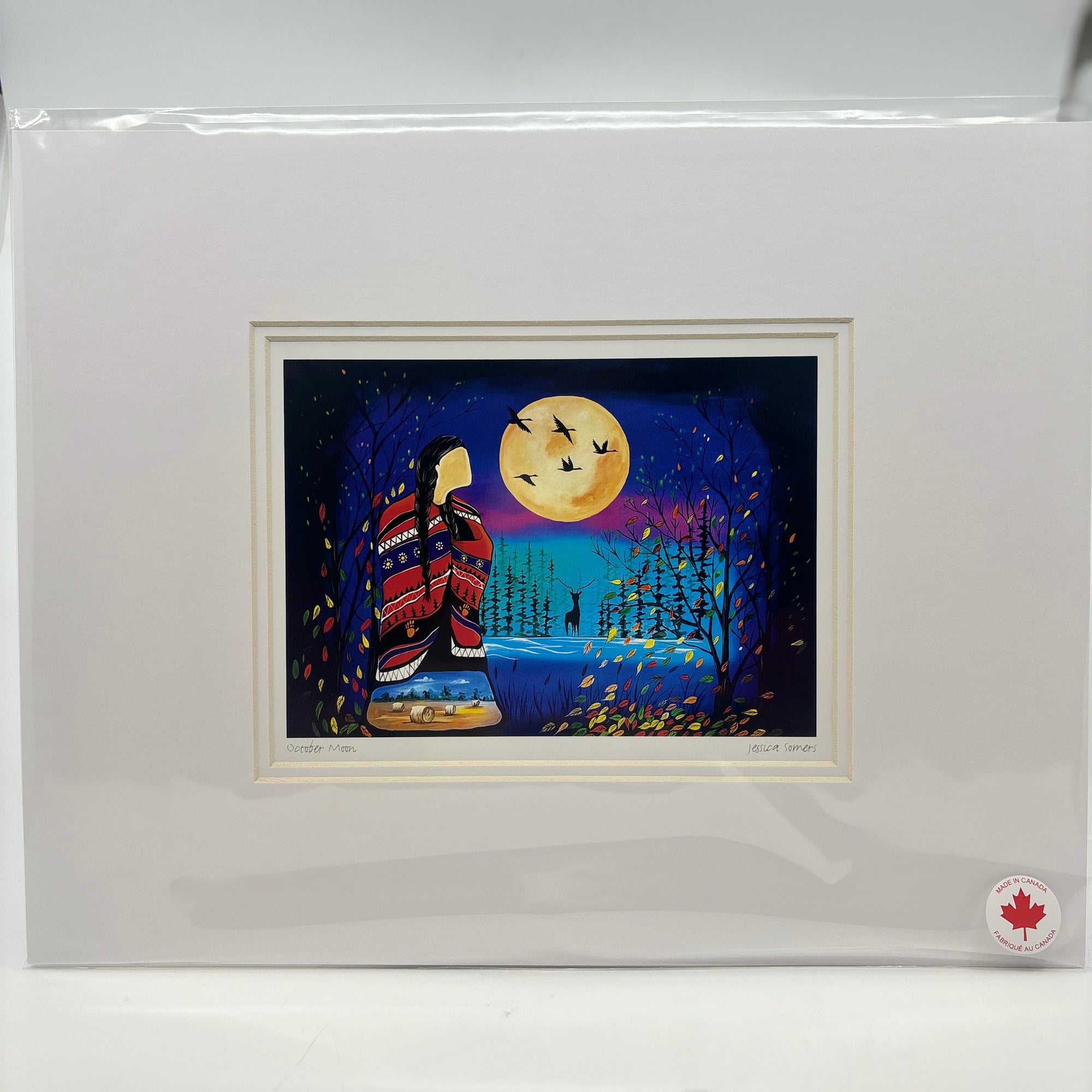 MATTED ART CARDS JESSICA SOMERS - Canadian Art Prints Inc. - Matted Art Card - House of Himwitsa Art Gallery
