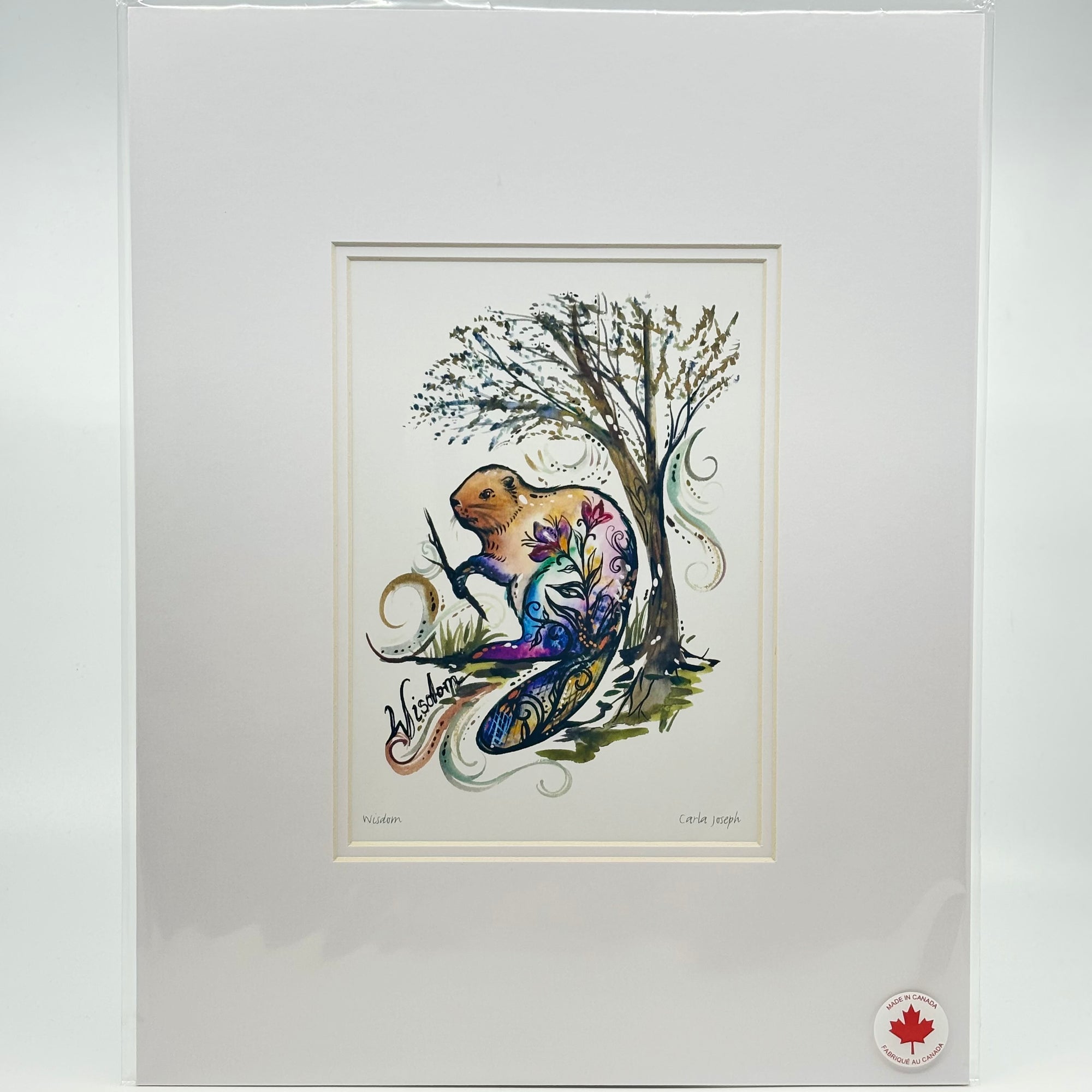 MATTED ART CARDS CARLA JOSEPH - Canadian Art Prints Inc. - Matted Art Card - House of Himwitsa Art Gallery