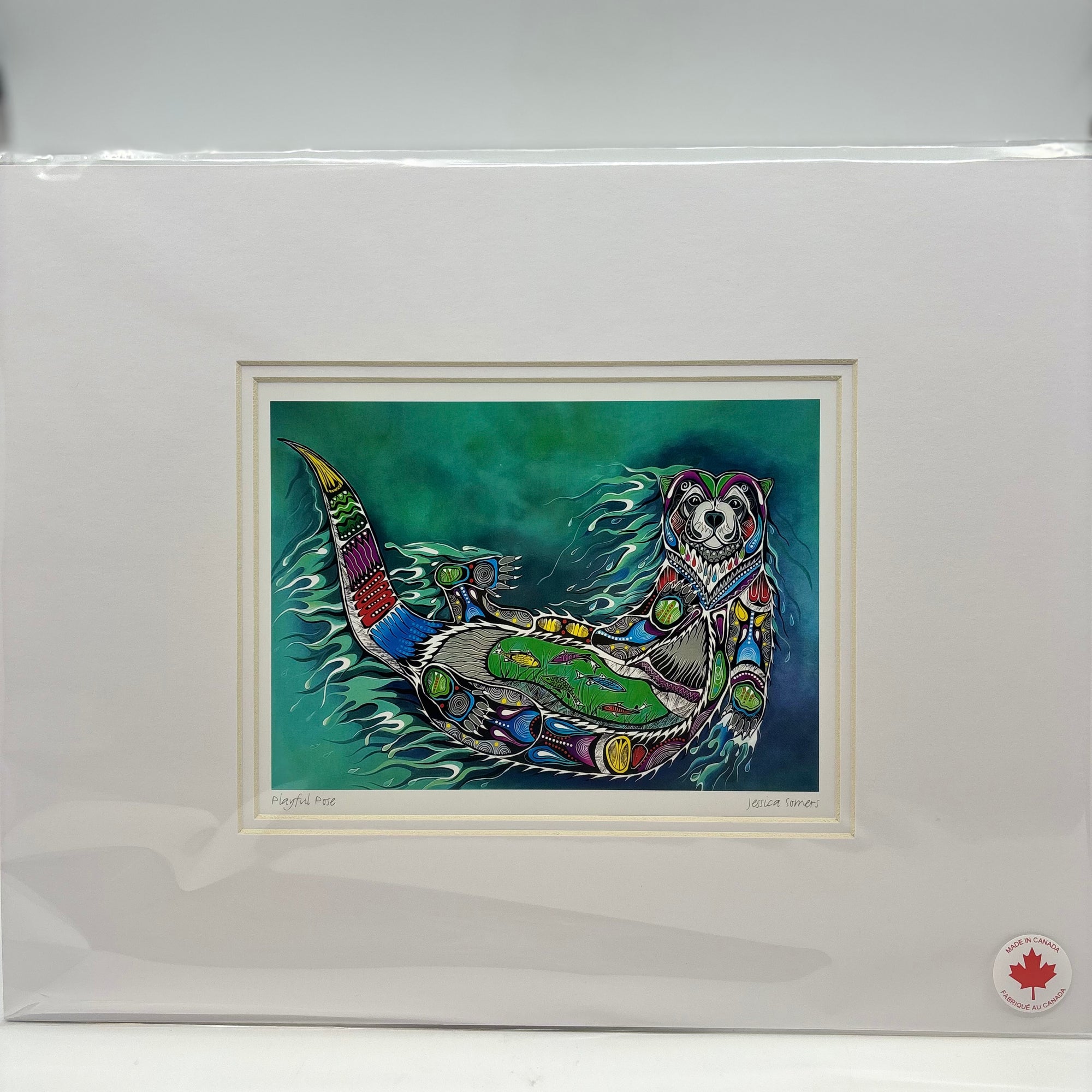 MATTED ART CARDS JESSICA SOMERS - Canadian Art Prints Inc. - Matted Art Card - House of Himwitsa Art Gallery