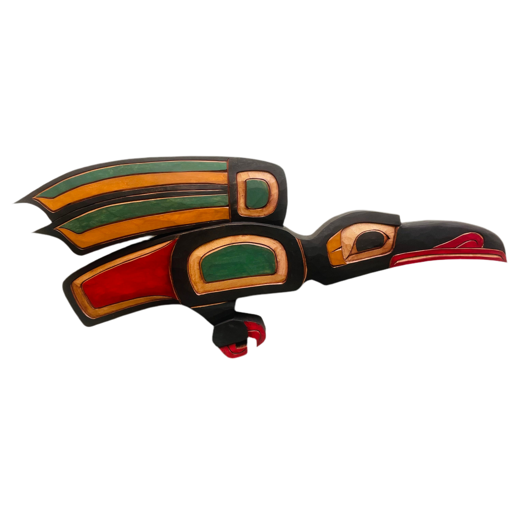 Robert Rufus Panel Raven -  - Plaques - House of Himwitsa Art Gallery