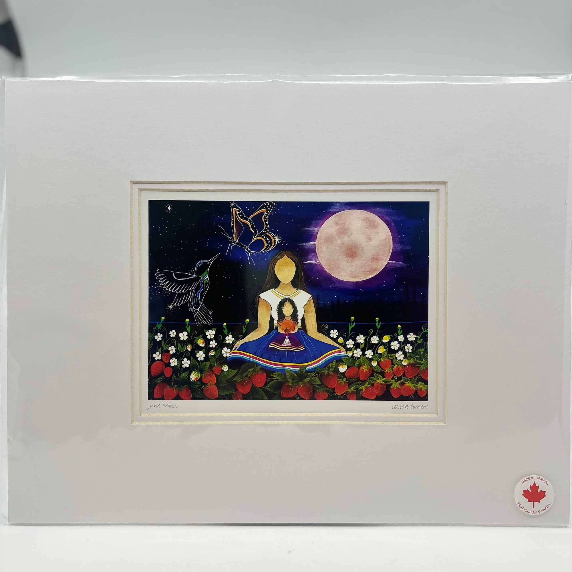 MATTED ART CARDS JESSICA SOMERS - Canadian Art Prints Inc. - Matted Art Card - House of Himwitsa Art Gallery