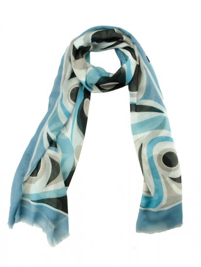 Shawls Poly Woven Jim Charlie Salmon -  - SHAWL - House of Himwitsa Art Gallery
