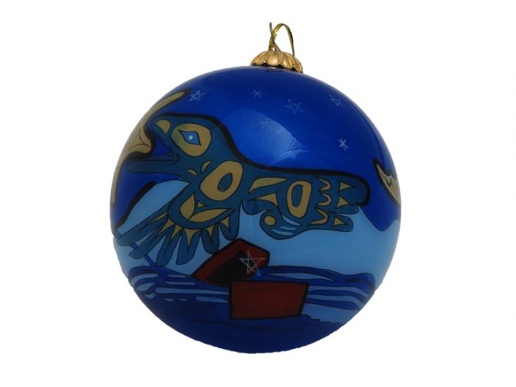 Ornament Bill Helin Raven - Ornament Bill Helin Raven -  - House of Himwitsa Native Art Gallery and Gifts