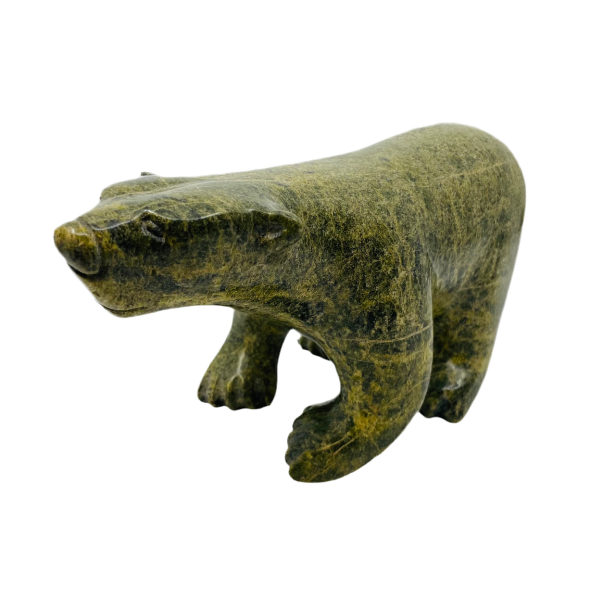 Qavavau Shaa Walking Bear -  - Serpentine - House of Himwitsa Art Gallery
