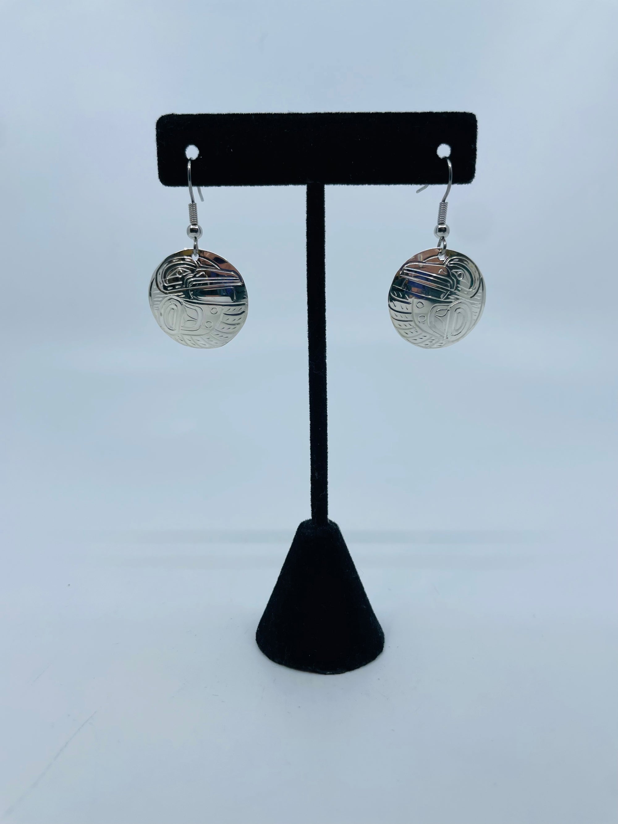 William Cook Silver Earrings - Cook William - Silver Earrings - House of Himwitsa Art Gallery