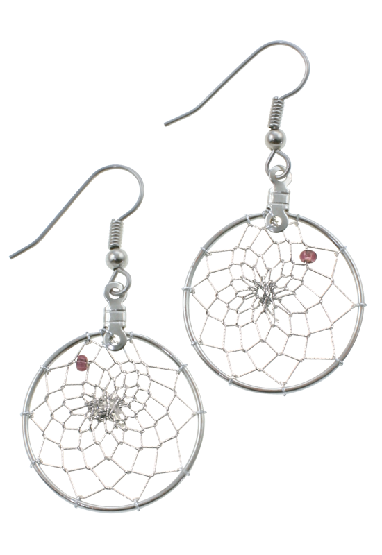 Dream Catcher Earring - Dream Catcher Earring -  - House of Himwitsa Native Art Gallery and Gifts