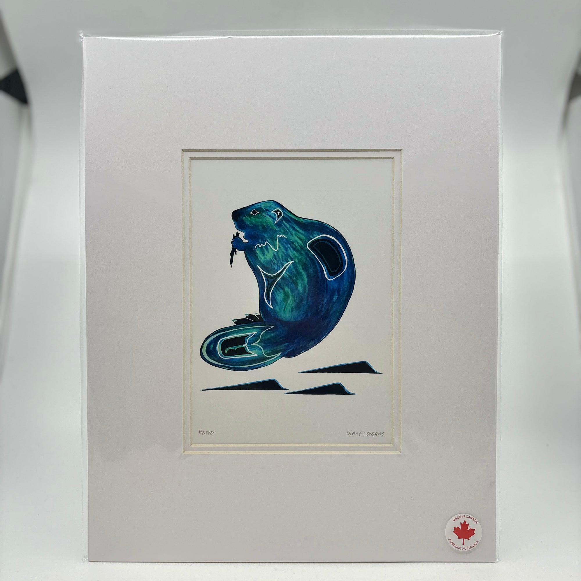 MATTED ART CARDS DIANE LEVESQUE - Canadian Art Prints Inc. - Matted Art Card - House of Himwitsa Art Gallery