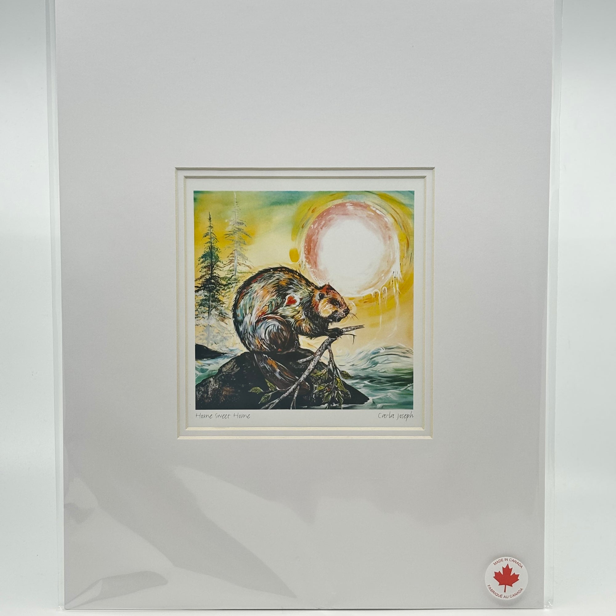 MATTED ART CARDS CARLA JOSEPH - Canadian Art Prints Inc. - Matted Art Card - House of Himwitsa Art Gallery