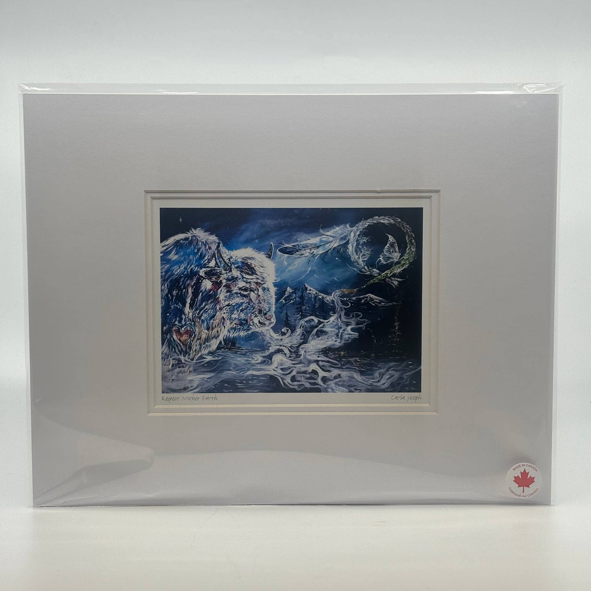 MATTED ART CARDS CARLA JOSEPH - Canadian Art Prints Inc. - Matted Art Card - House of Himwitsa Art Gallery