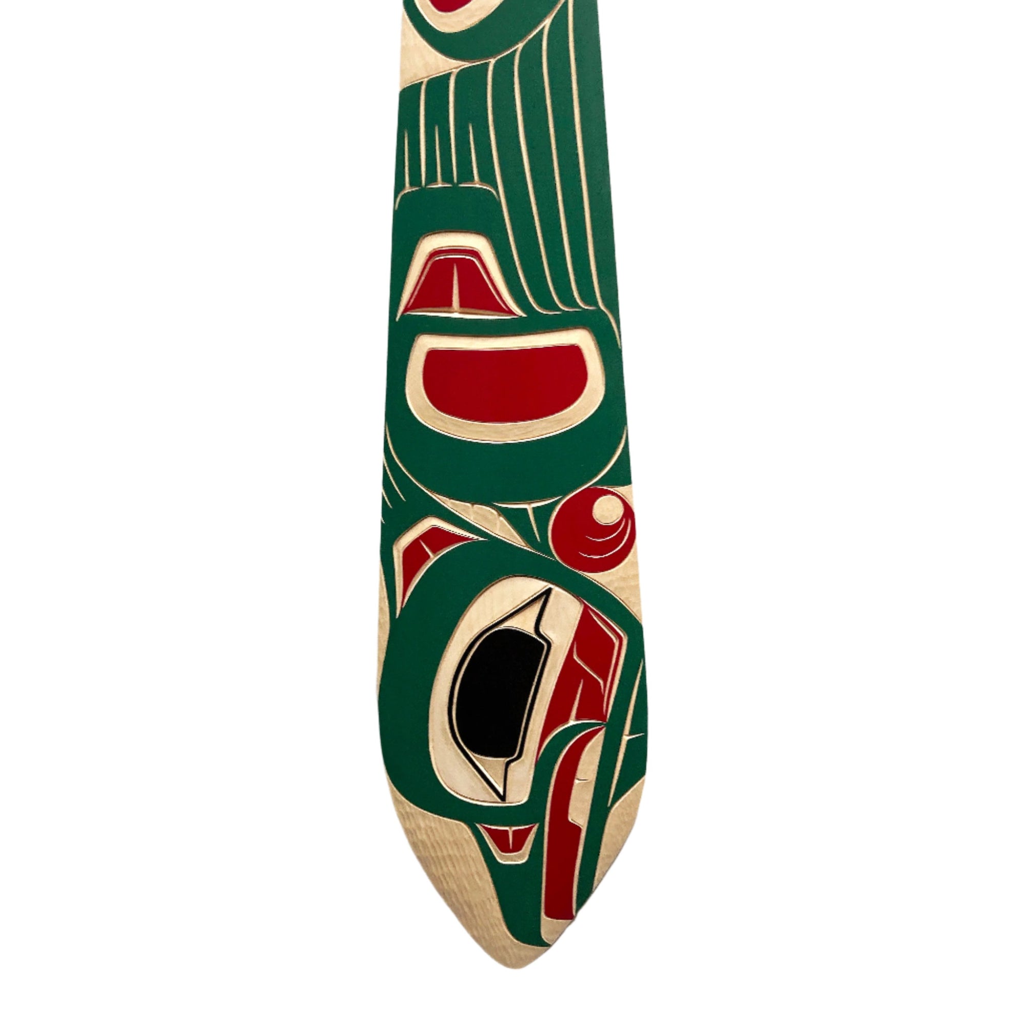 Cecilia Adams Paddle Mountain Grouse With Berries - Cecilia Adams - PADDLES - House of Himwitsa Art Gallery