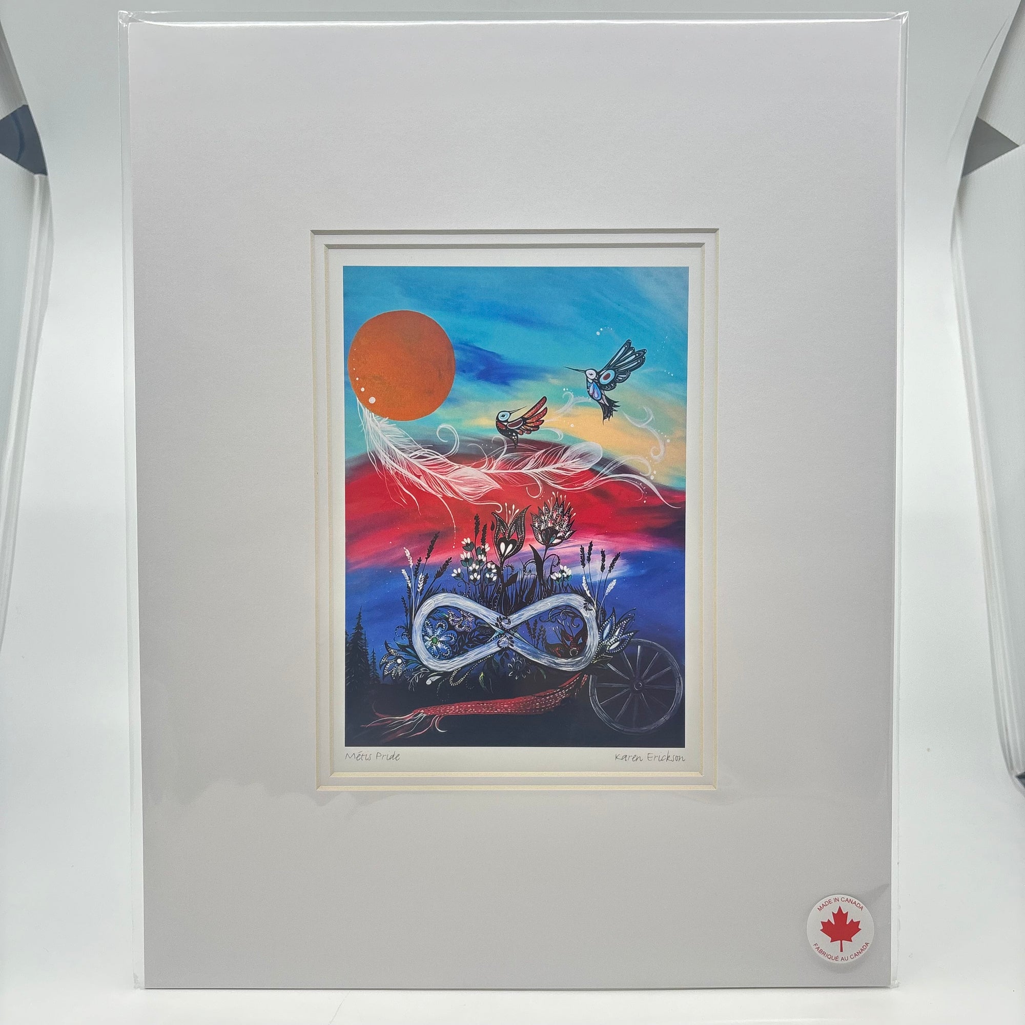 MATTED ART CARDS KAREN ERICKSON - Canadian Art Prints Inc. - Matted Art Card - House of Himwitsa Art Gallery