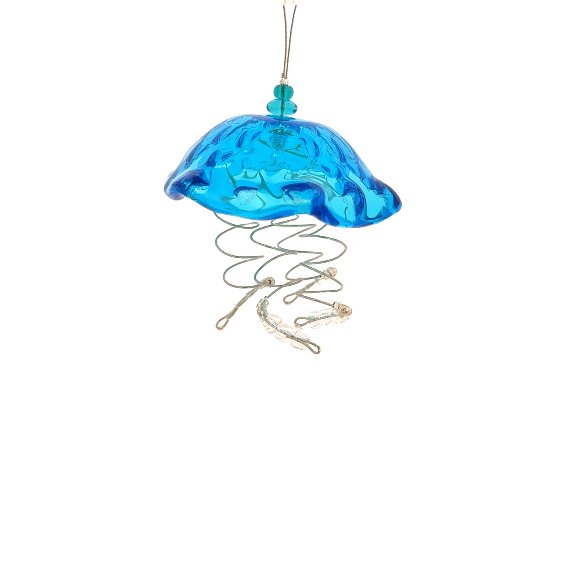 Handmade Glass Jellyfish Ornament -  -  - House of Himwitsa Art Gallery