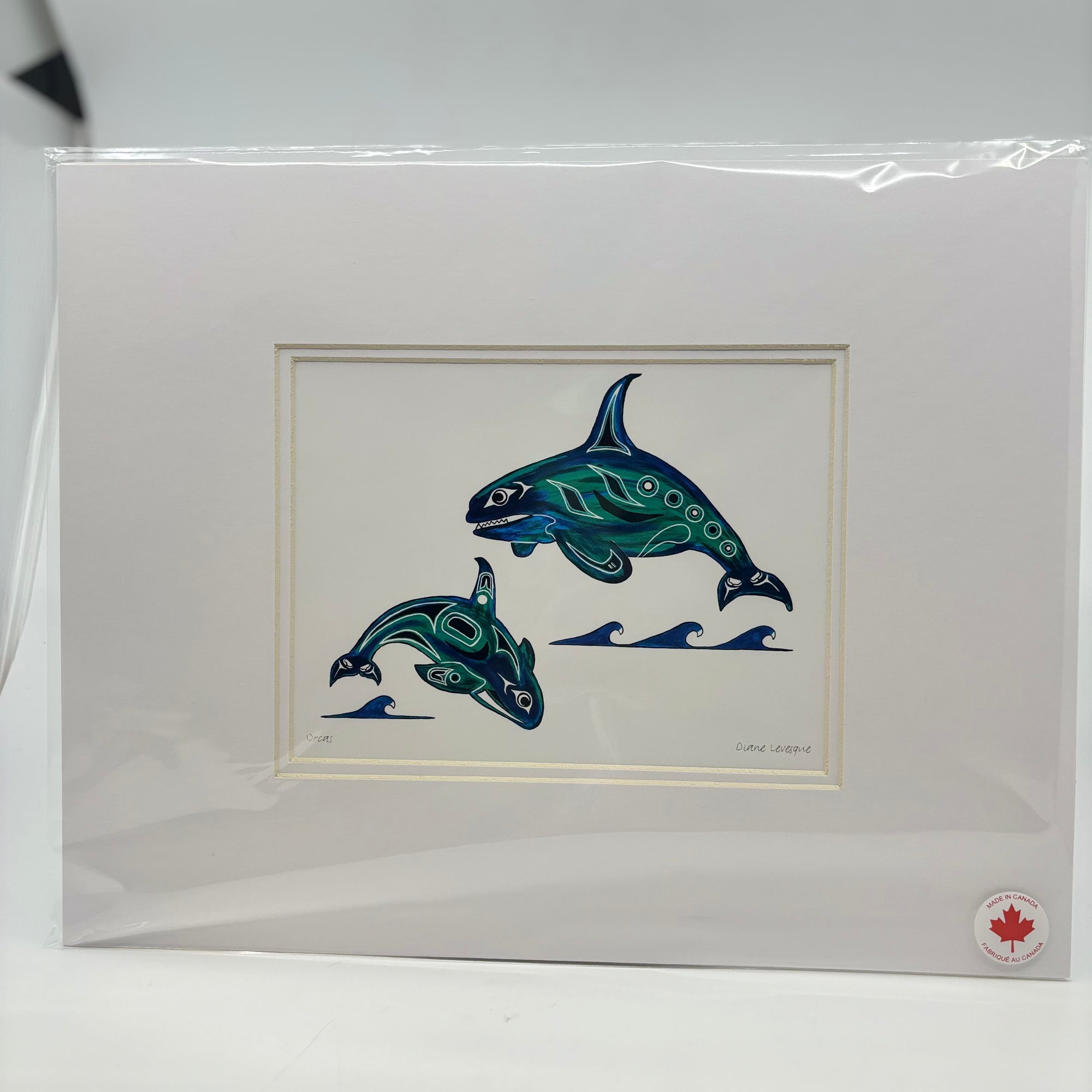 MATTED ART CARDS DIANE LEVESQUE - Canadian Art Prints Inc. - Matted Art Card - House of Himwitsa Art Gallery