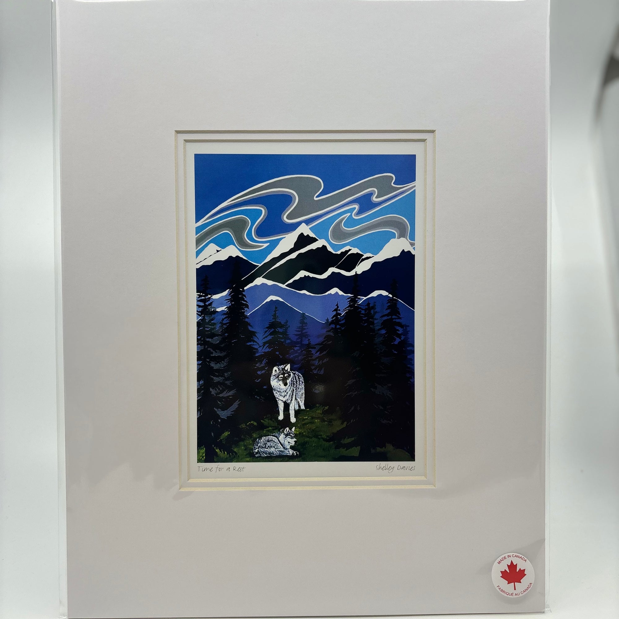 MATTED ART CARDS SHELLEY DAVIES - Canadian Art Prints Inc. - Matted Art Card - House of Himwitsa Art Gallery