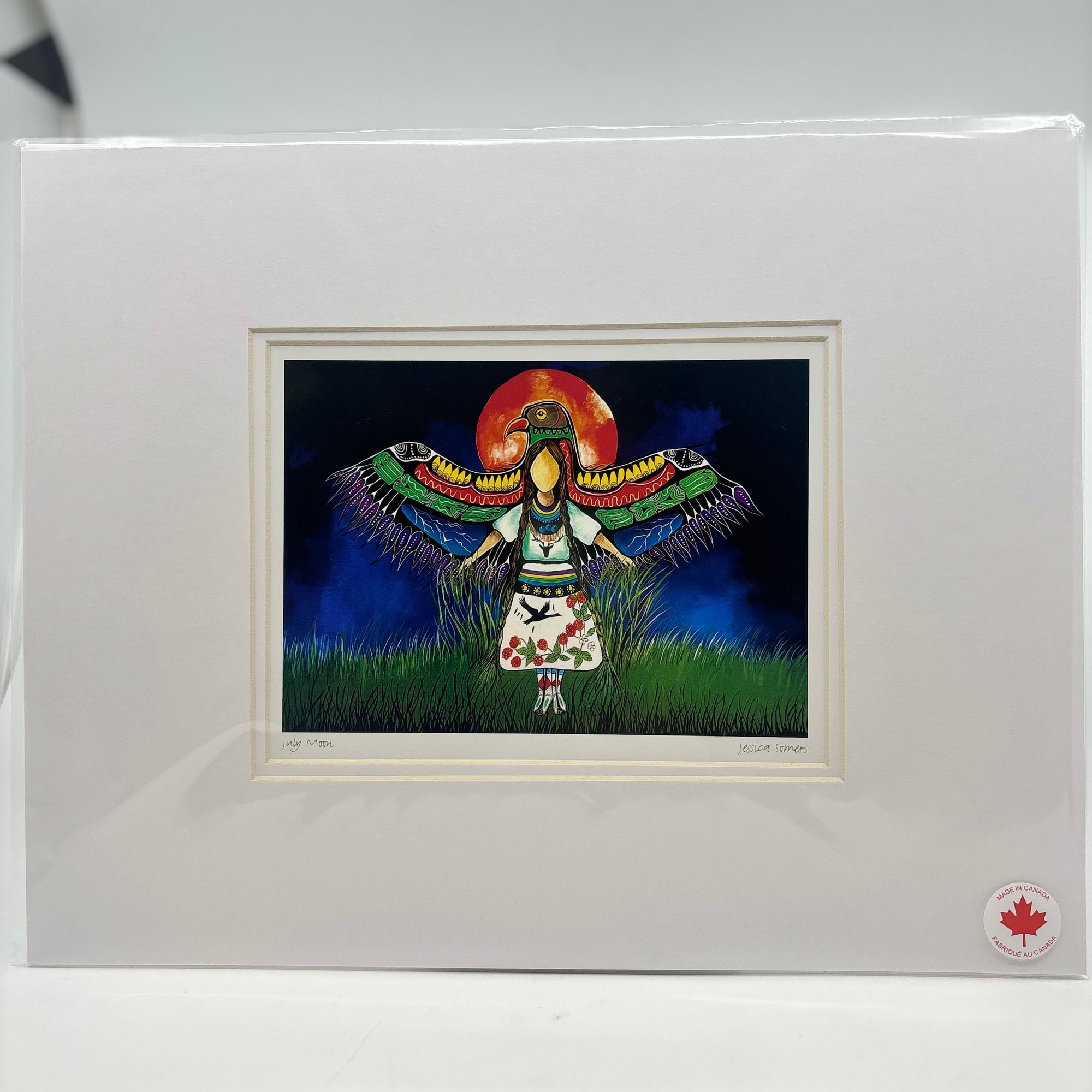 MATTED ART CARDS JESSICA SOMERS - Canadian Art Prints Inc. - Matted Art Card - House of Himwitsa Art Gallery