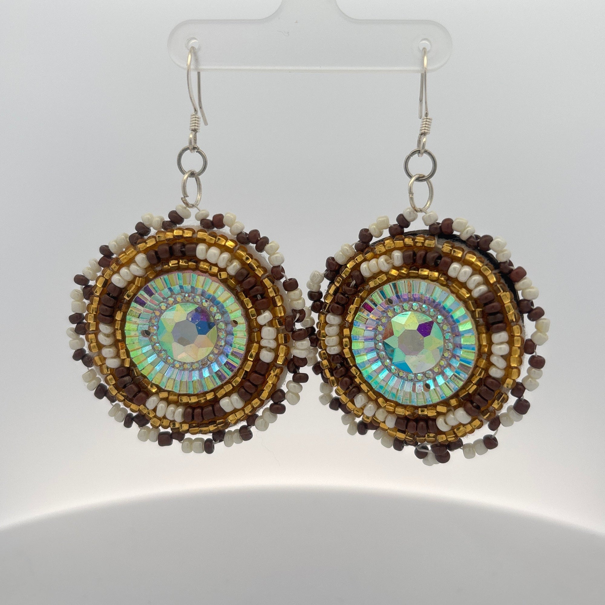 Beaded Earring Round  Wendy Dooreen -  -  - House of Himwitsa Art Gallery