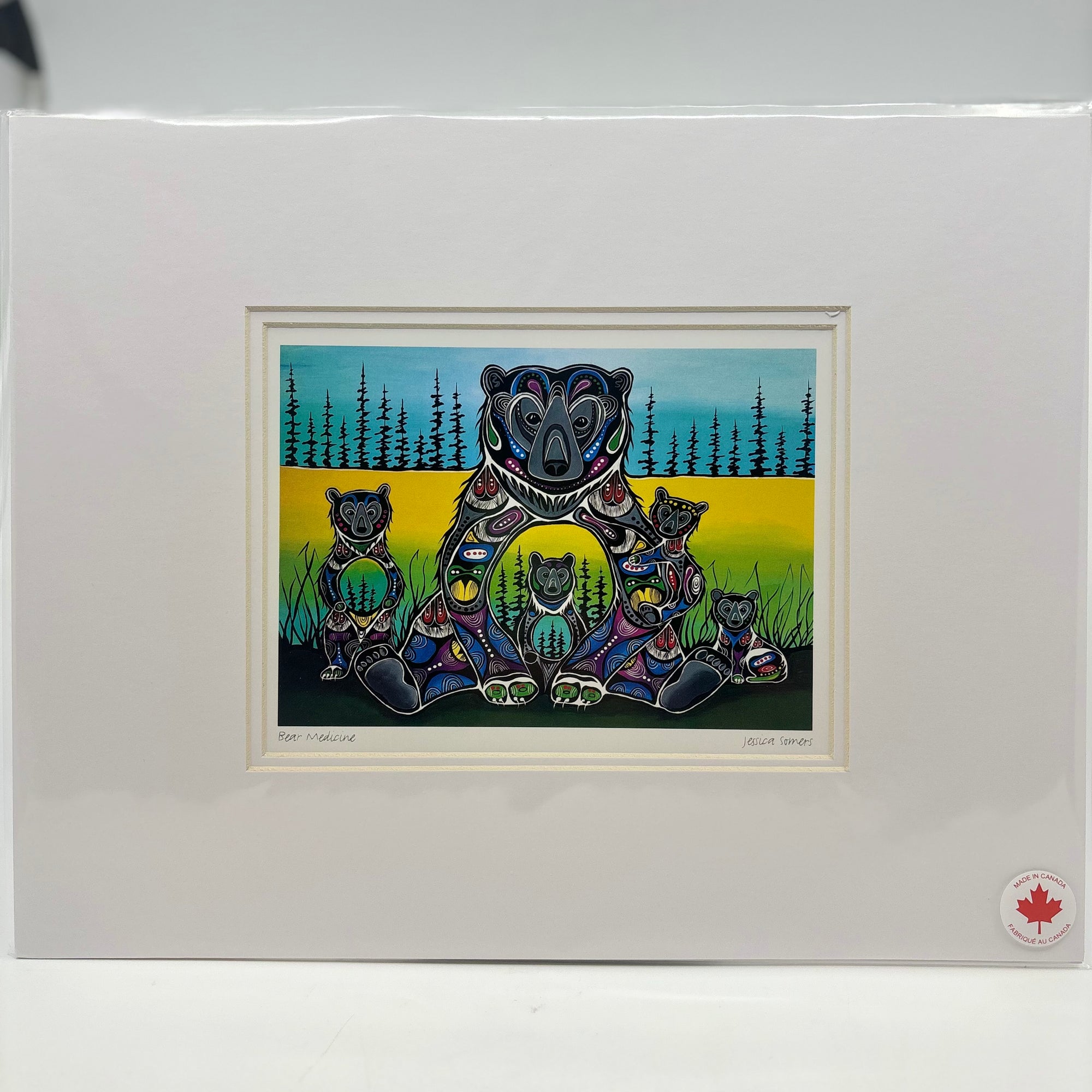 MATTED ART CARDS JESSICA SOMERS - Canadian Art Prints Inc. - Matted Art Card - House of Himwitsa Art Gallery