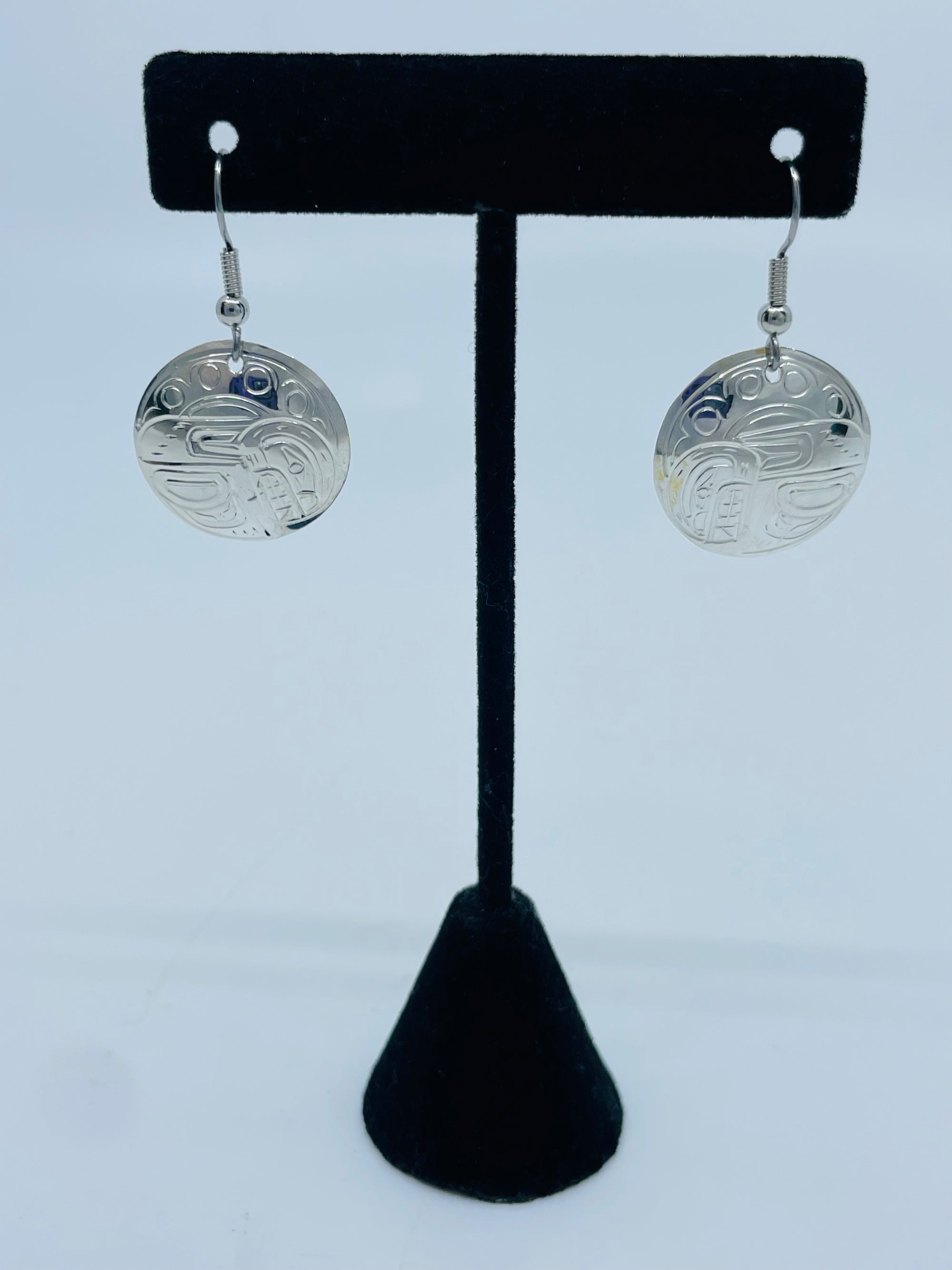 William Cook Silver Earrings - Cook William - Silver Earrings - House of Himwitsa Art Gallery