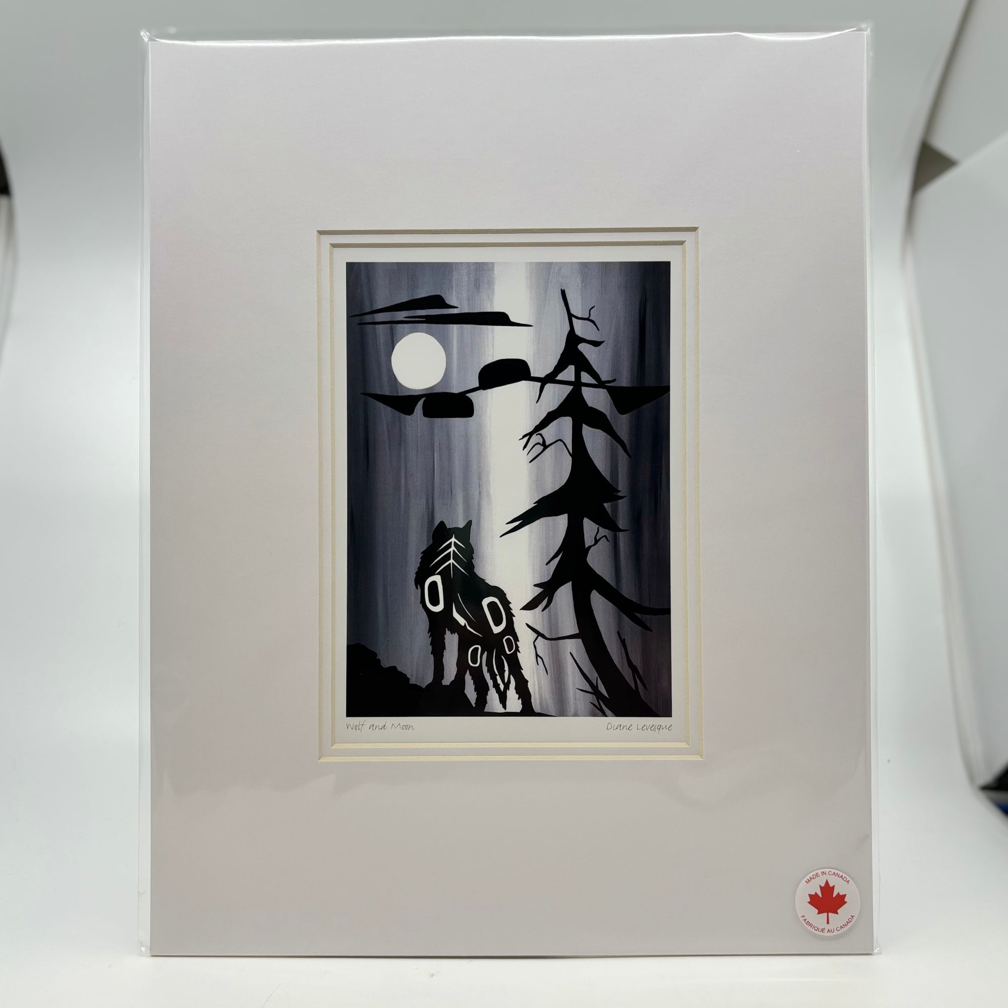 MATTED ART CARDS DIANE LEVESQUE - Canadian Art Prints Inc. - Matted Art Card - House of Himwitsa Art Gallery