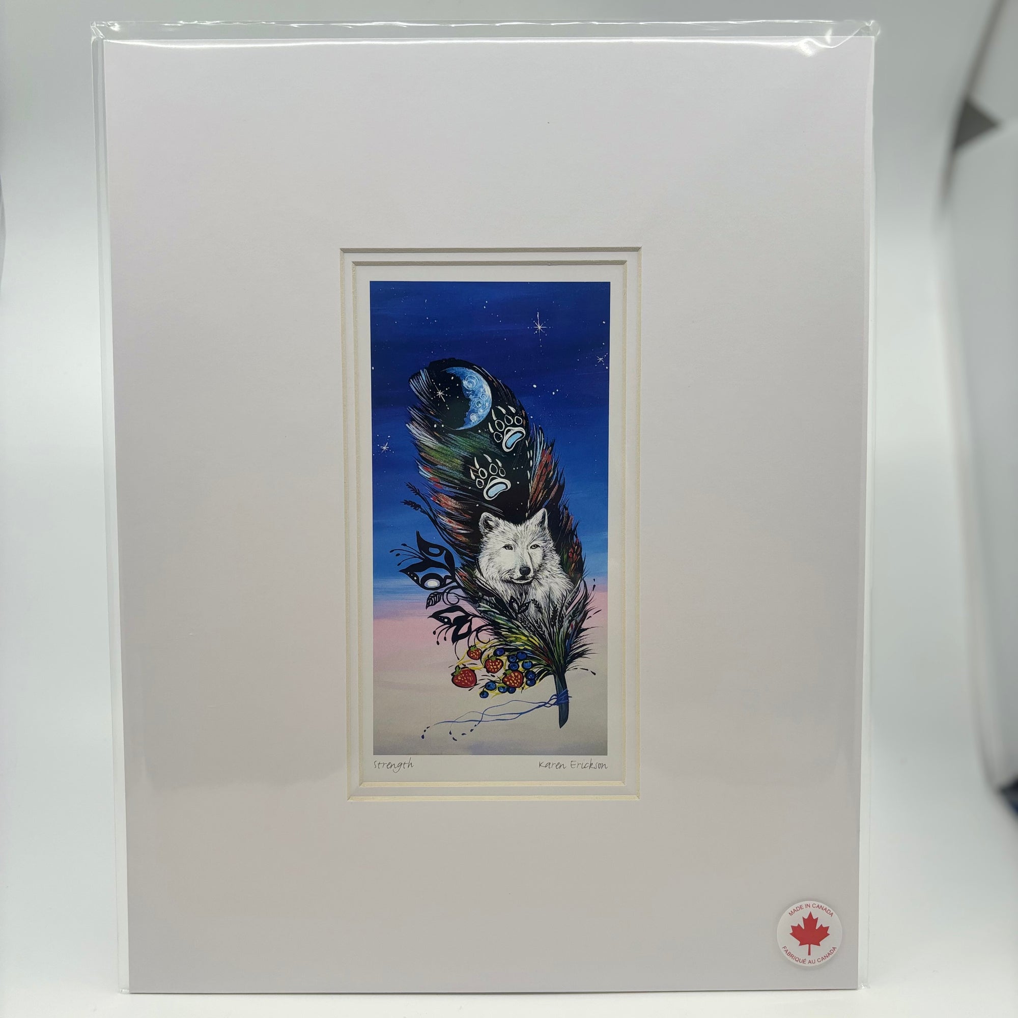 MATTED ART CARDS KAREN ERICKSON - Canadian Art Prints Inc. - Matted Art Card - House of Himwitsa Art Gallery