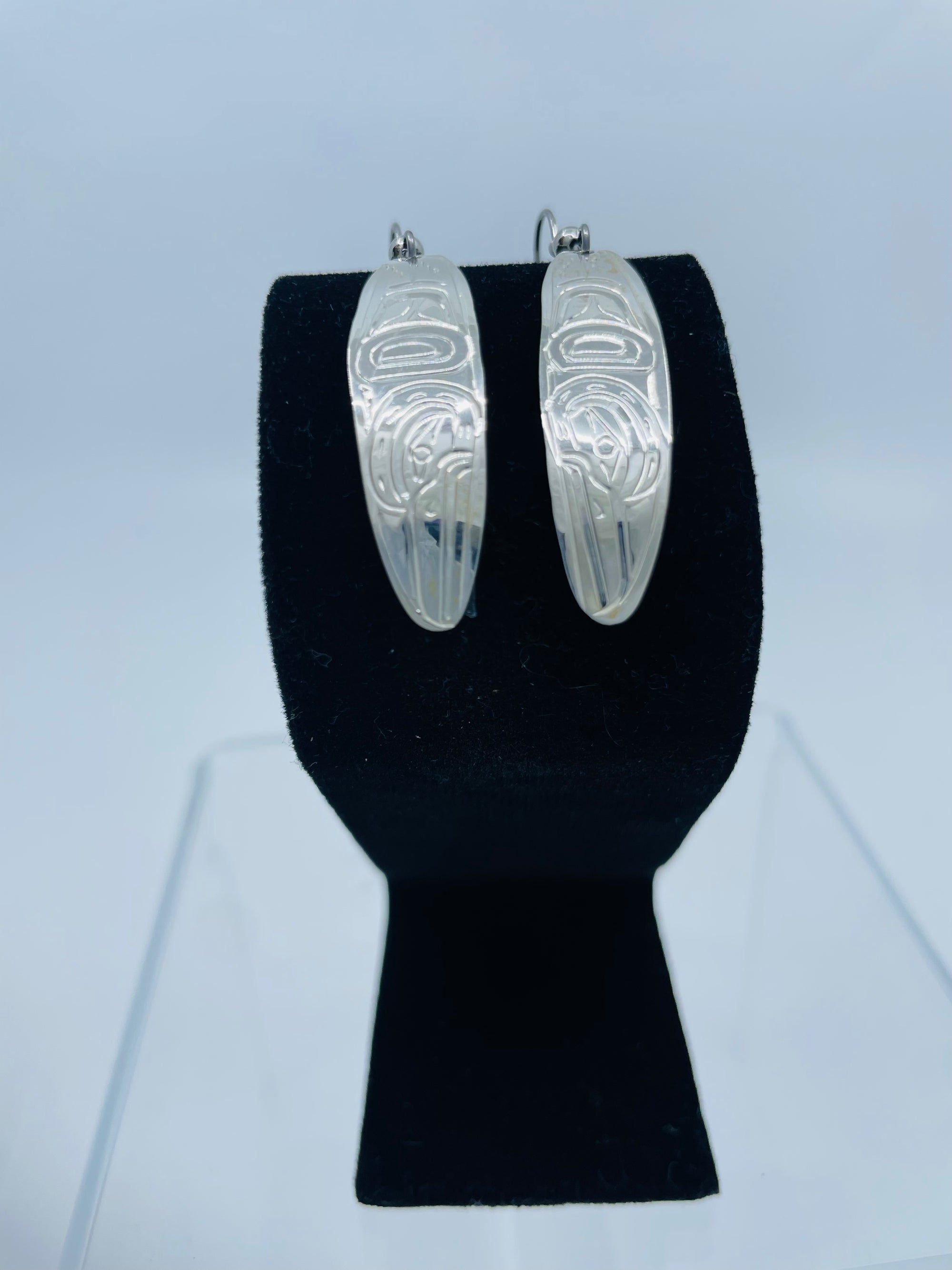 William Cook Silver Earrings - Cook William - Silver Earrings - House of Himwitsa Art Gallery