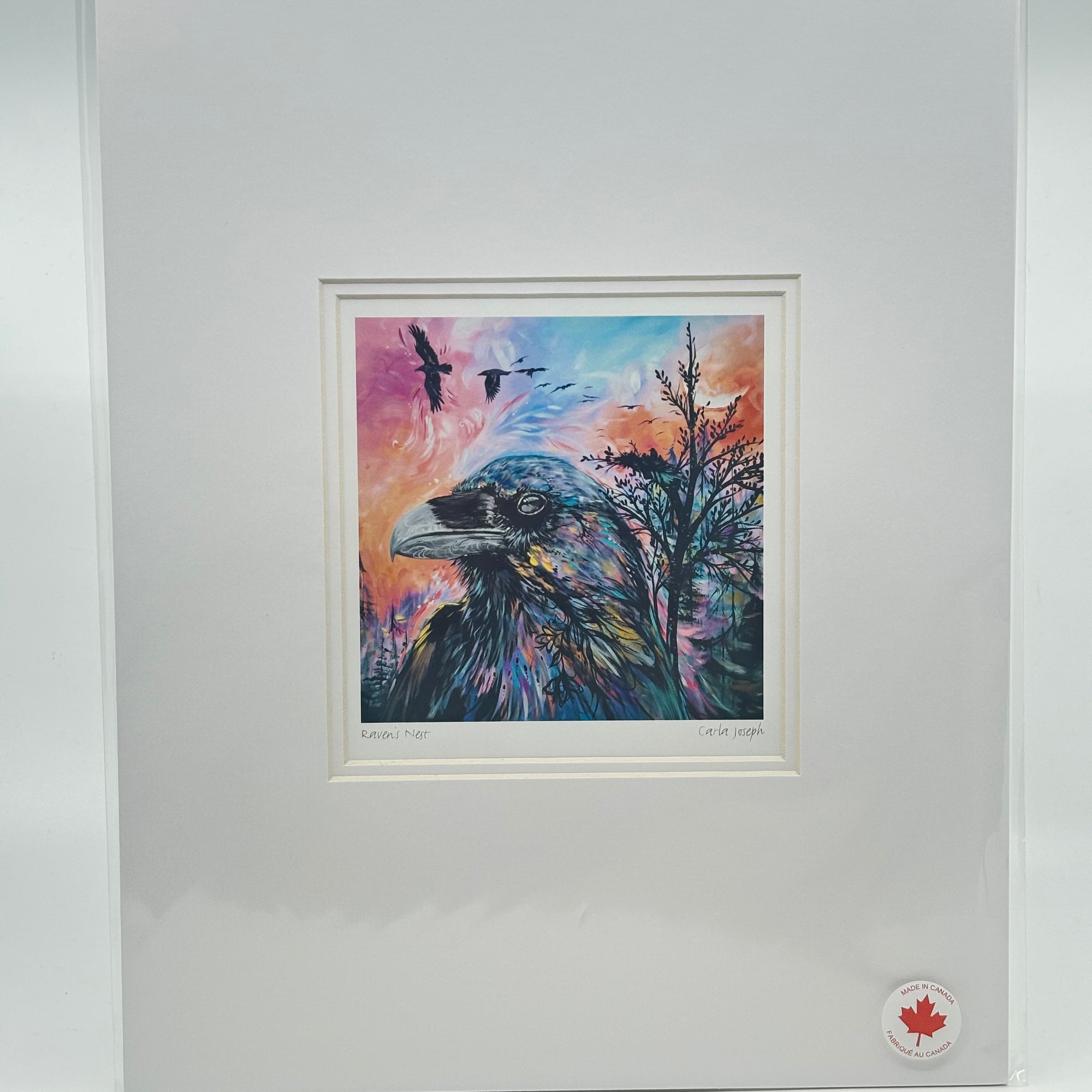 MATTED ART CARDS CARLA JOSEPH - Canadian Art Prints Inc. - Matted Art Card - House of Himwitsa Art Gallery