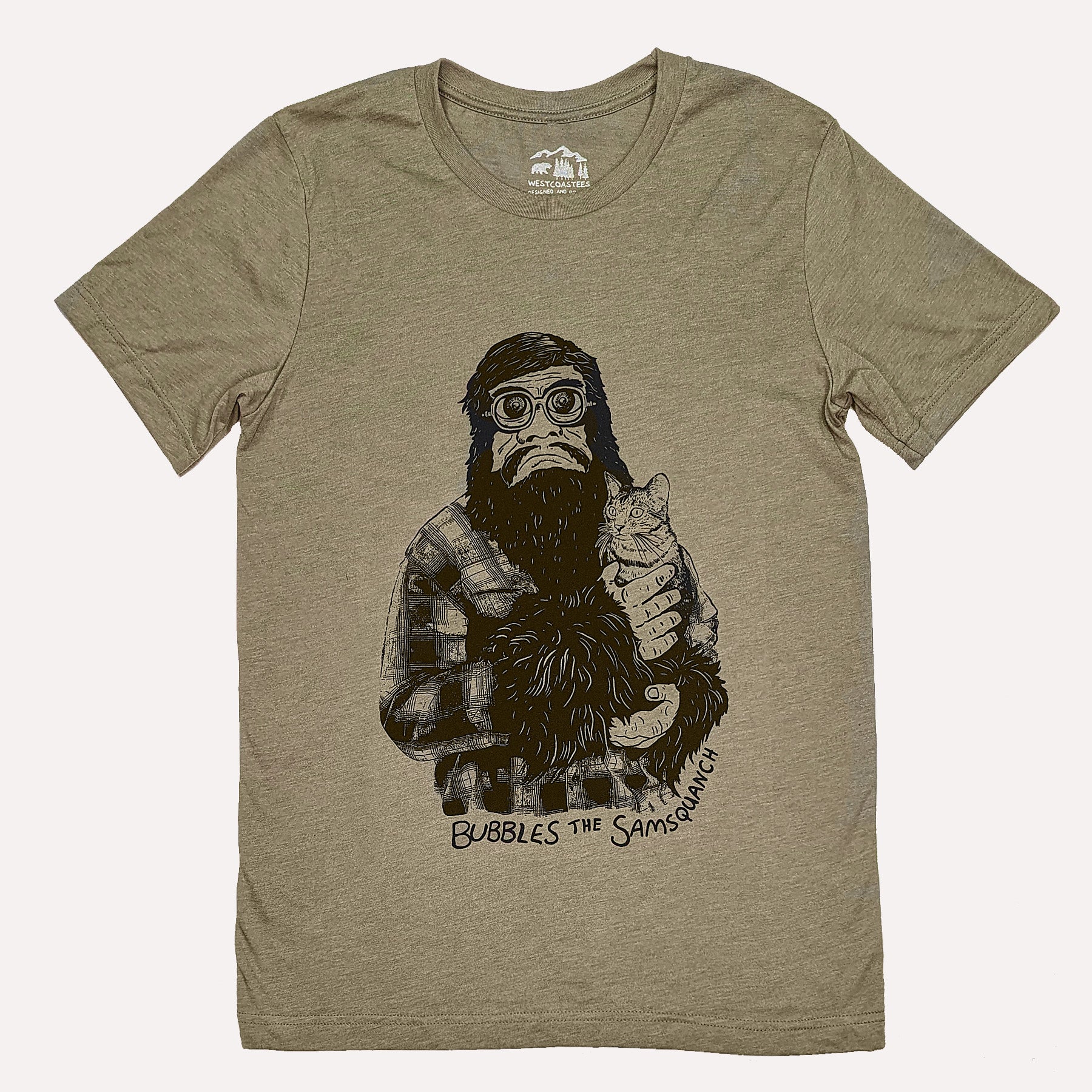 Westcoastees T-Shirt Bubbles and Samsqatch -  - T-Shirt - House of Himwitsa Art Gallery