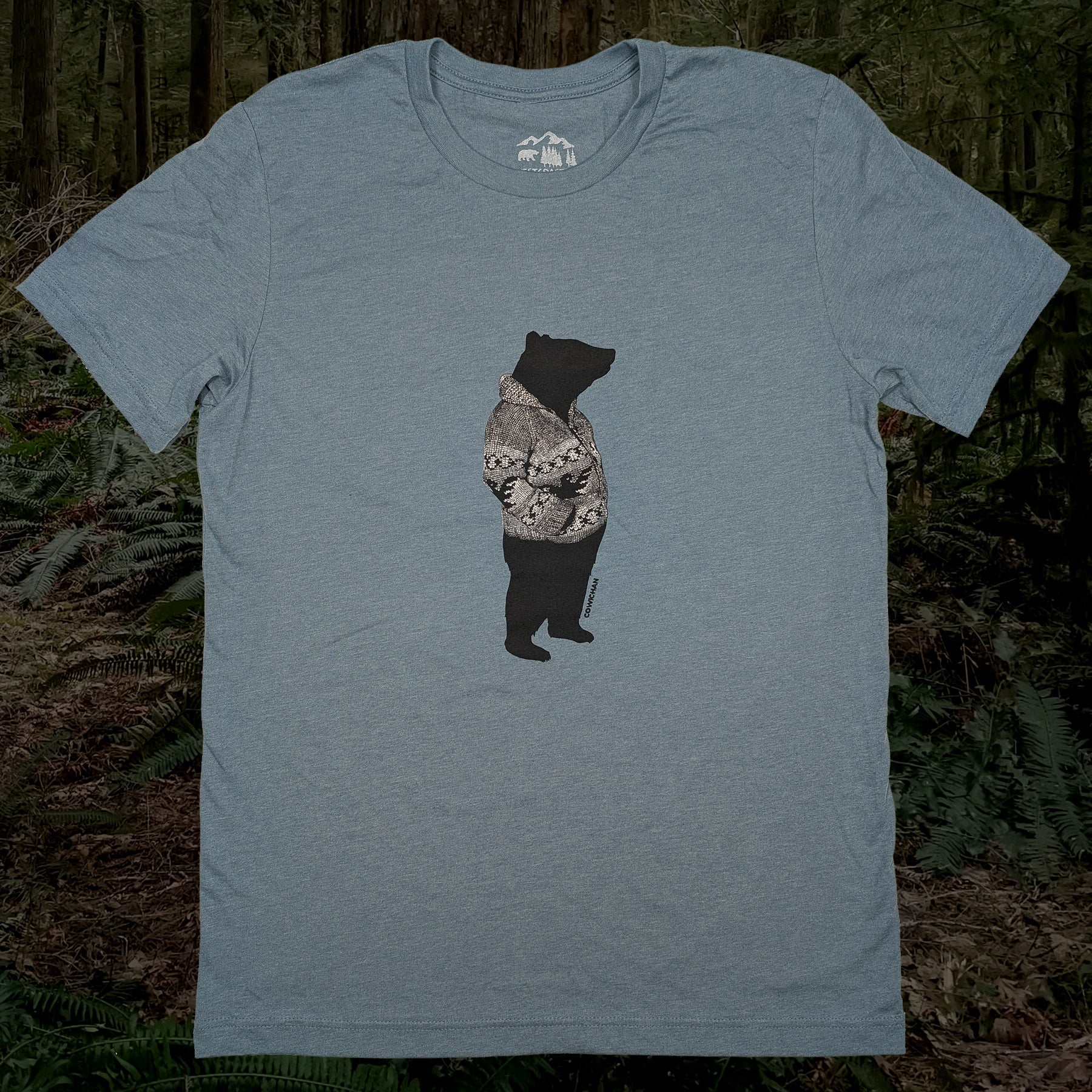 Westcoastees Unisex T-Shirt Cowichan Bear -  - T-Shirt - House of Himwitsa Art Gallery