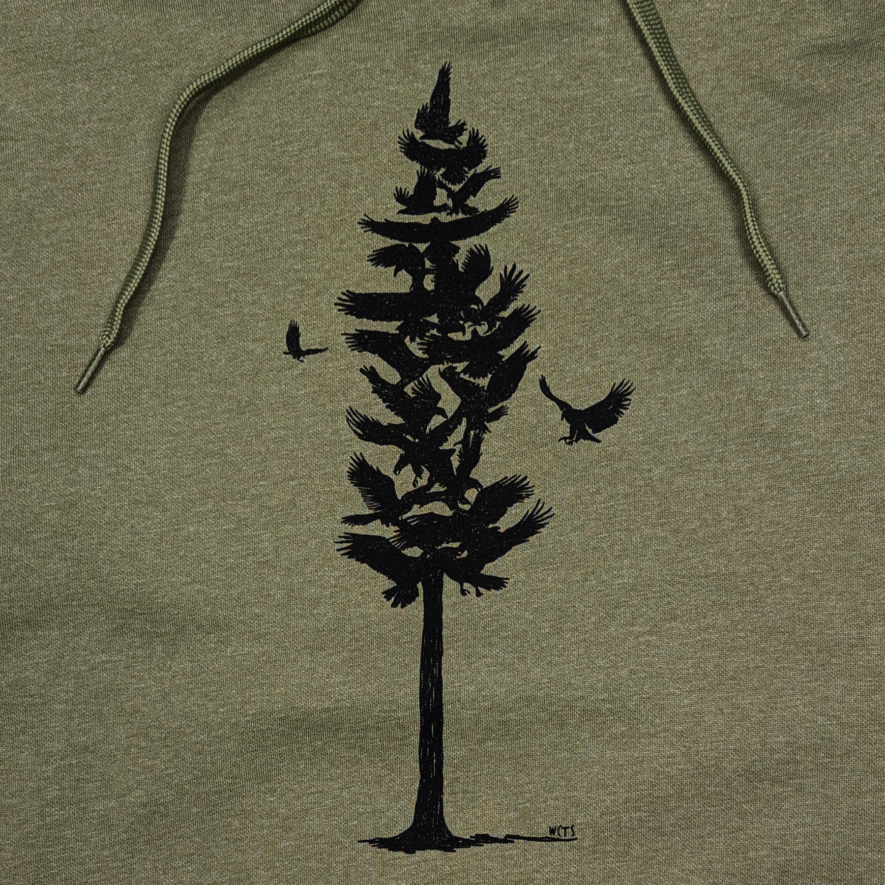 Westcoastees Hoodie Eagle Pine -  - Hoodie - House of Himwitsa Art Gallery
