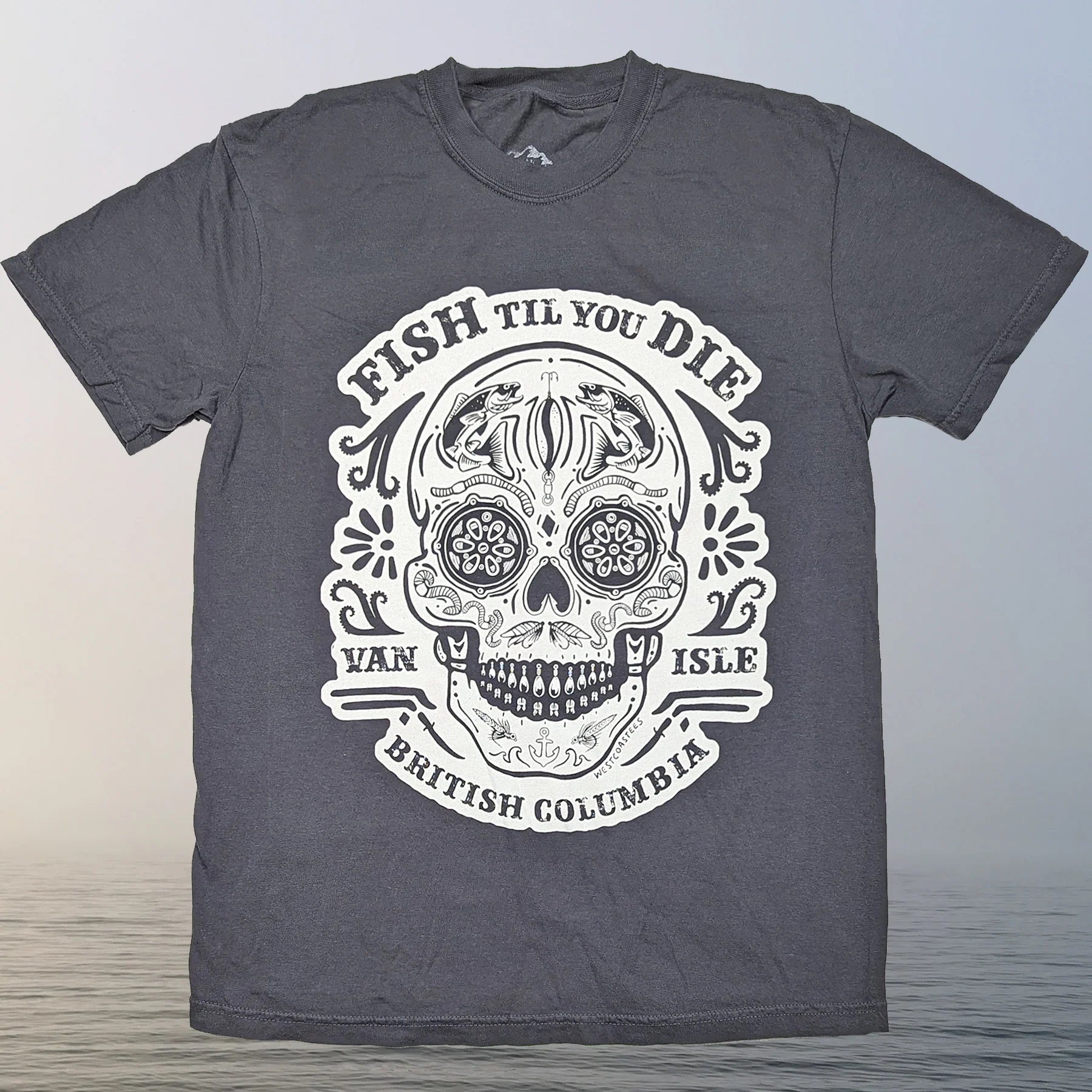 Westcoastees T-Shirt Fish Till you Die -  - T-Shirt - House of Himwitsa Art Gallery