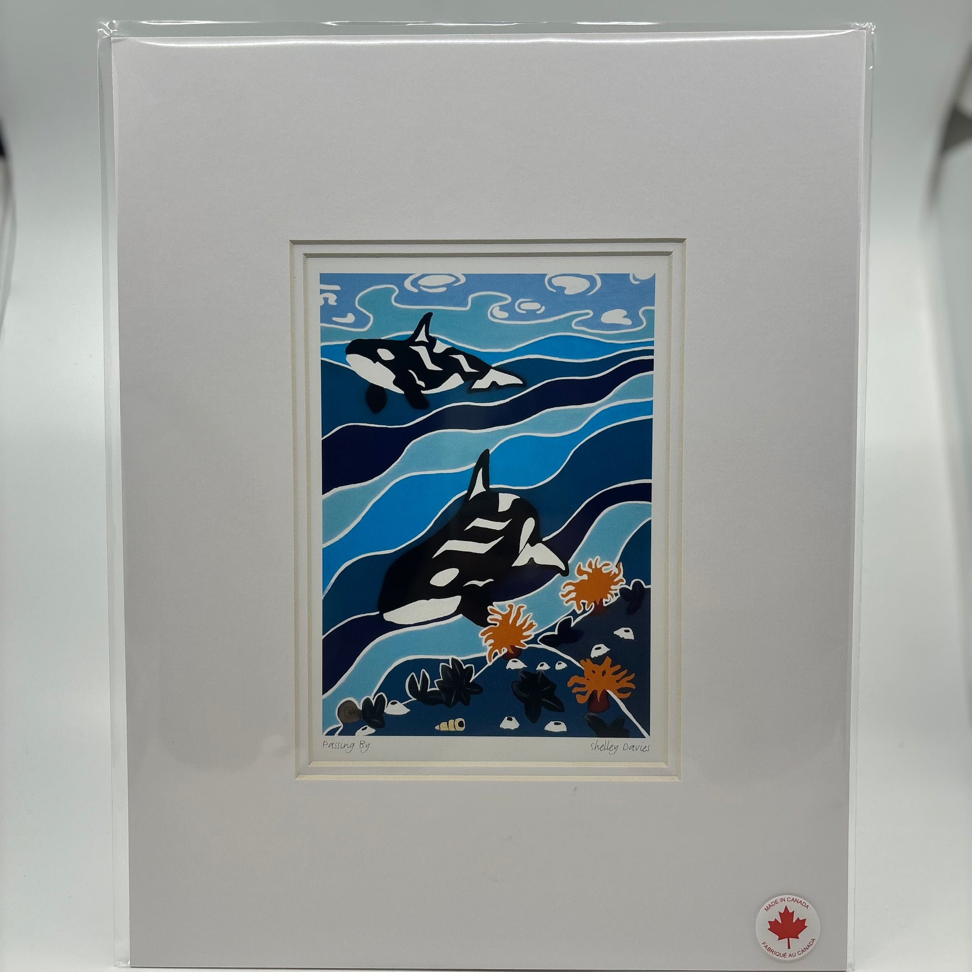 MATTED ART CARDS SHELLEY DAVIES - Canadian Art Prints Inc. - Matted Art Card - House of Himwitsa Art Gallery