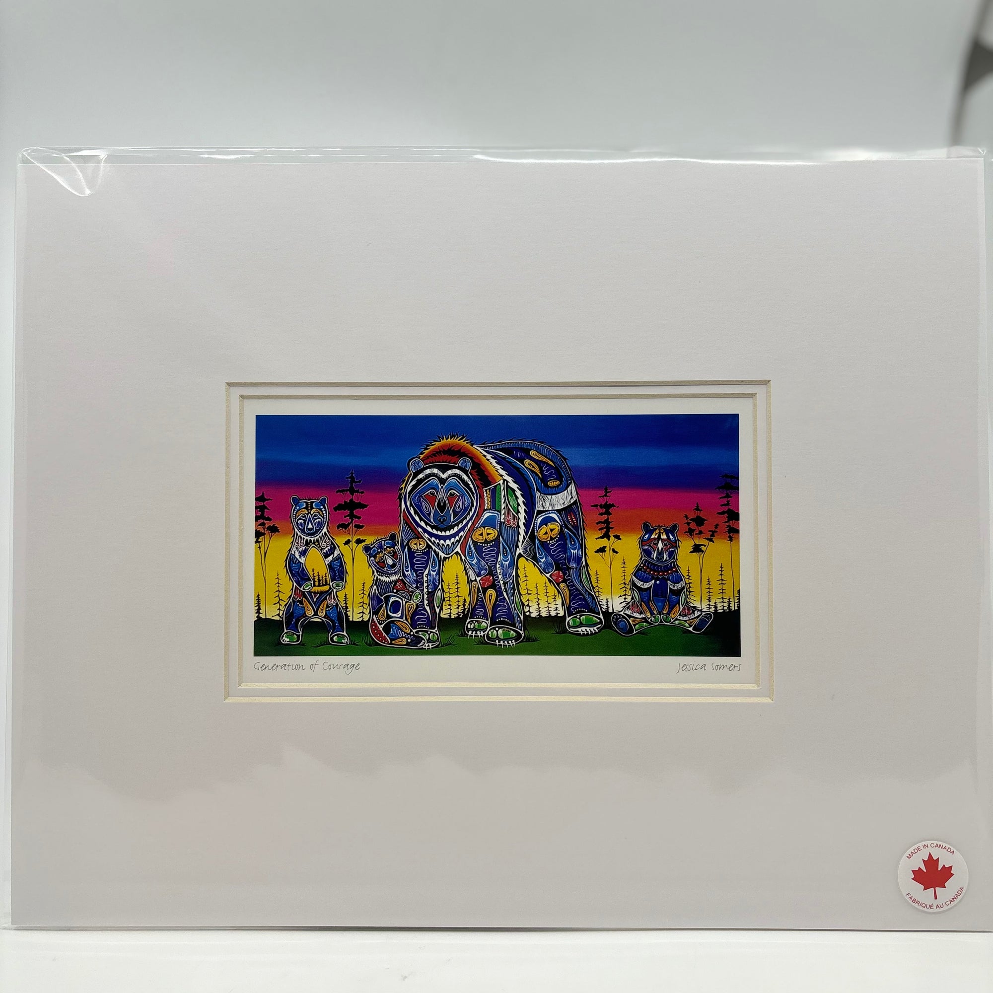 MATTED ART CARDS JESSICA SOMERS - Canadian Art Prints Inc. - Matted Art Card - House of Himwitsa Art Gallery